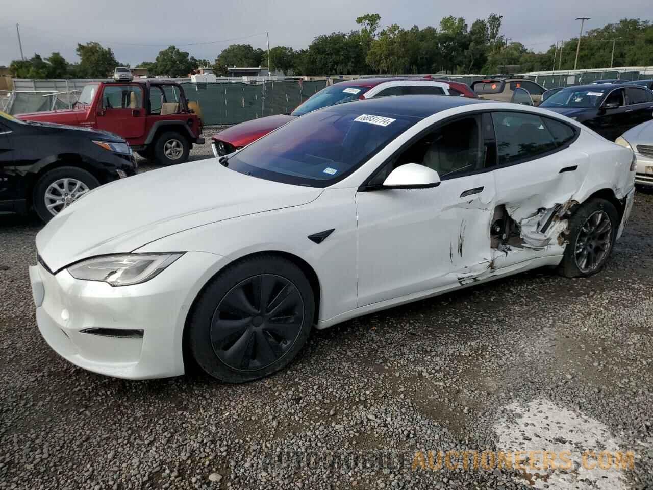 5YJSA1E57NF458854 TESLA MODEL S 2022