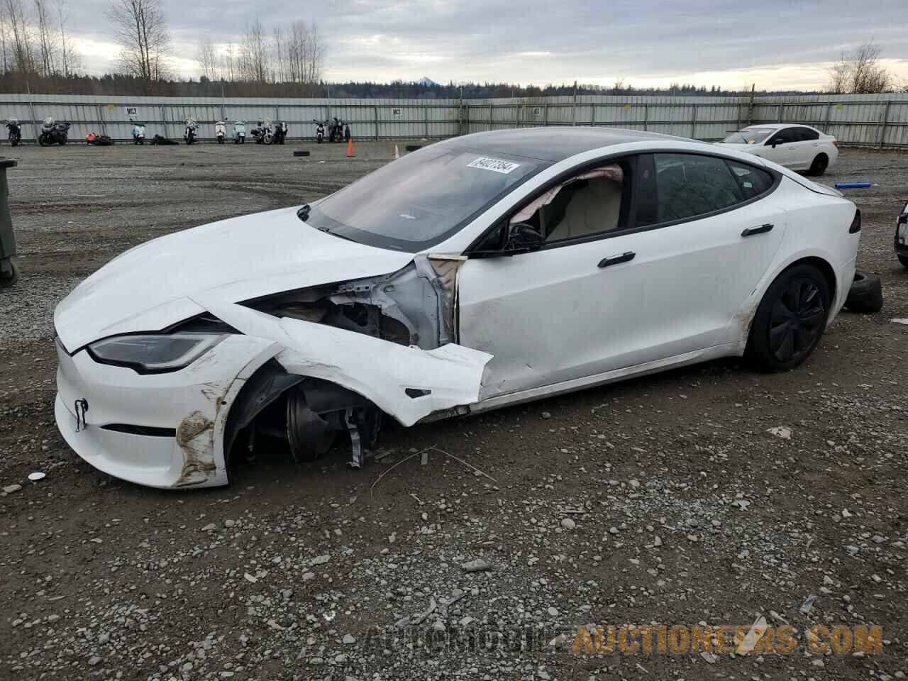 5YJSA1E57NF483351 TESLA MODEL S 2022