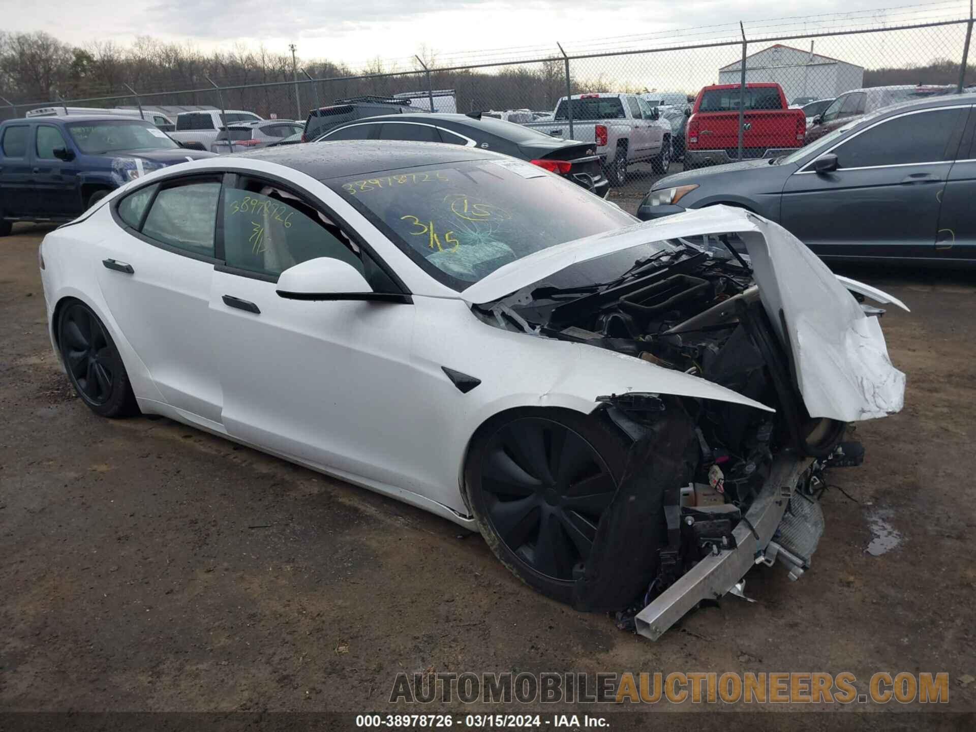 5YJSA1E58MF456013 TESLA MODEL S 2021