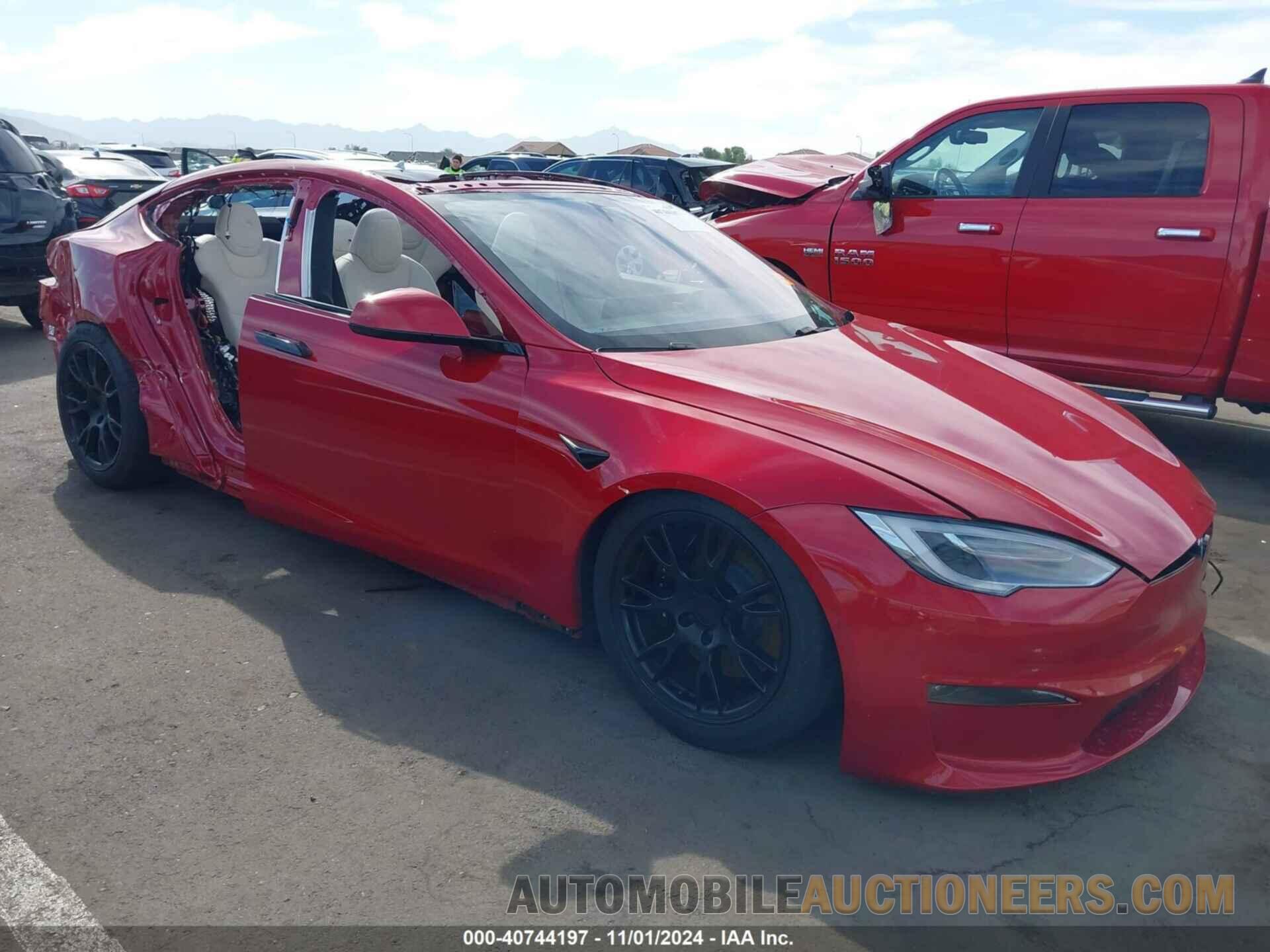 5YJSA1E61MF452054 TESLA MODEL S 2021