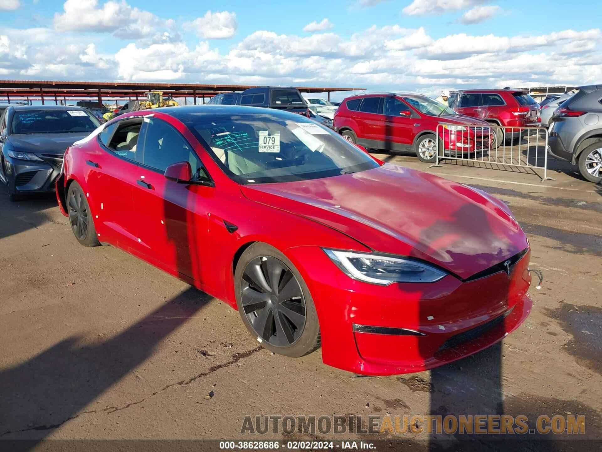 5YJSA1E64MF438665 TESLA MODEL S 2021