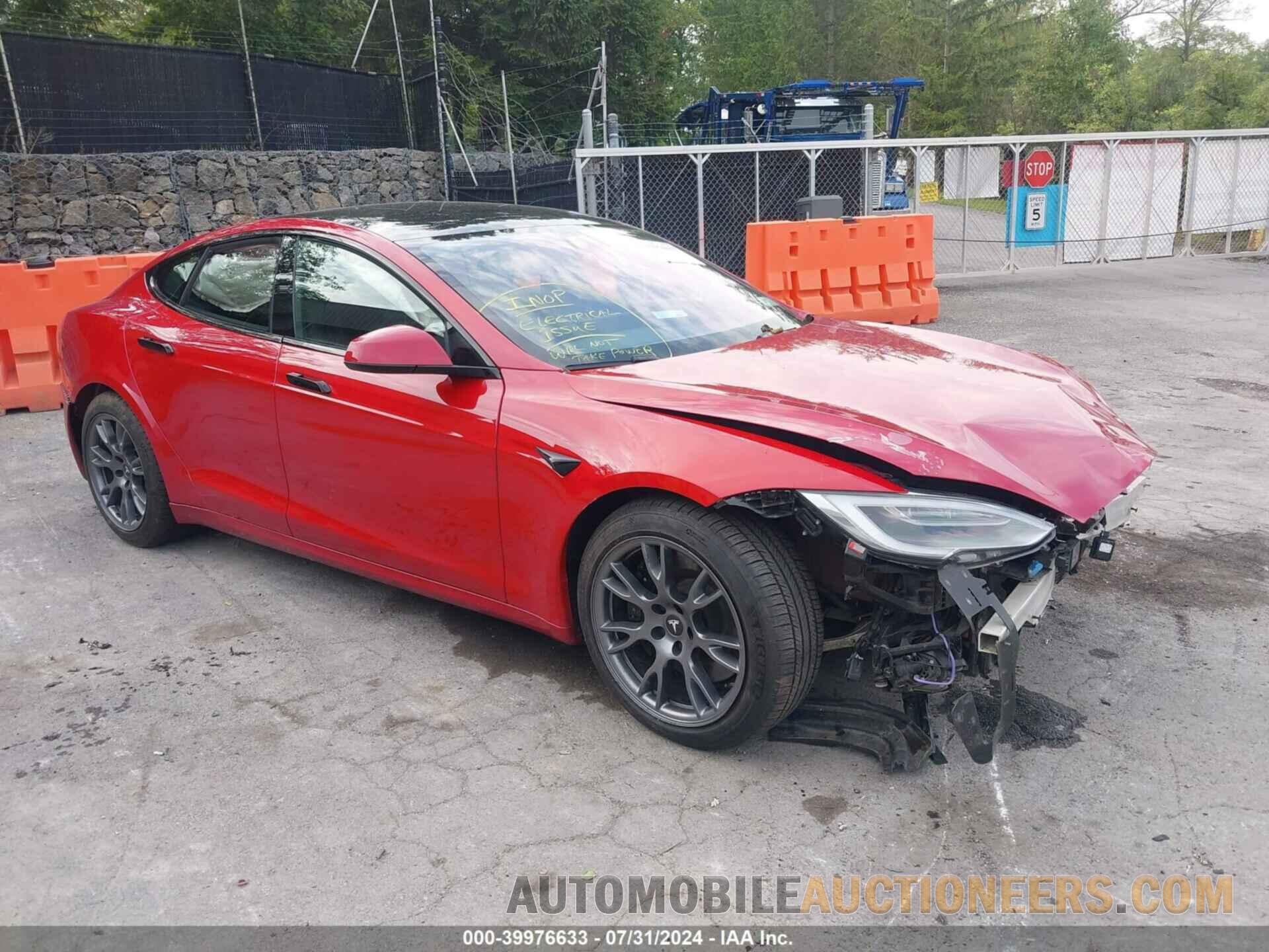 5YJSA1E6XMF440985 TESLA MODEL S 2021