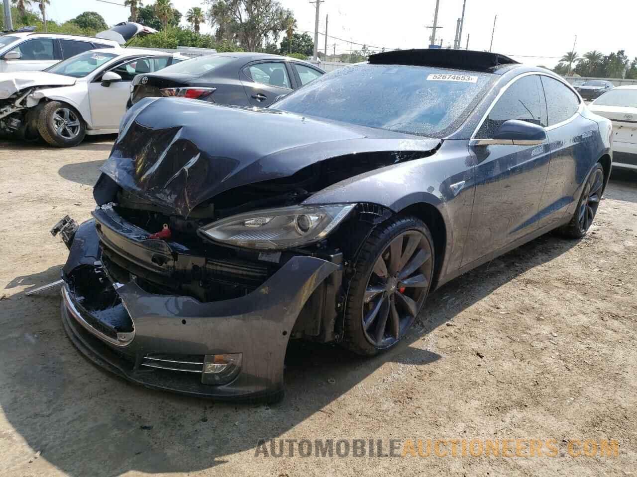 5YJSA1H22FFP71233 TESLA MODEL S 2015