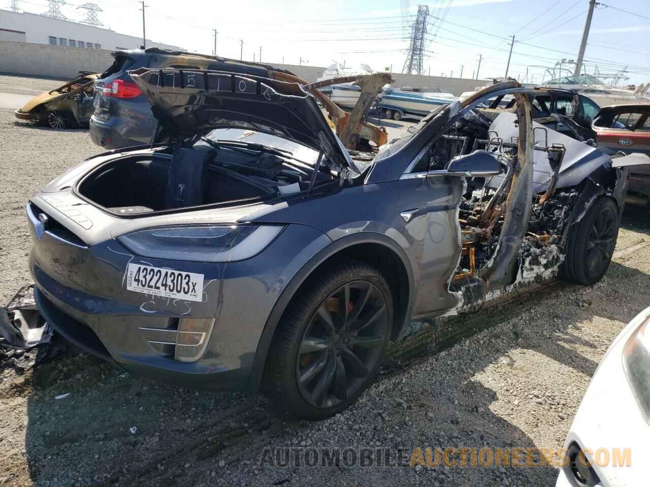 5YJXCAE4XMF322630 TESLA MODEL X 2021