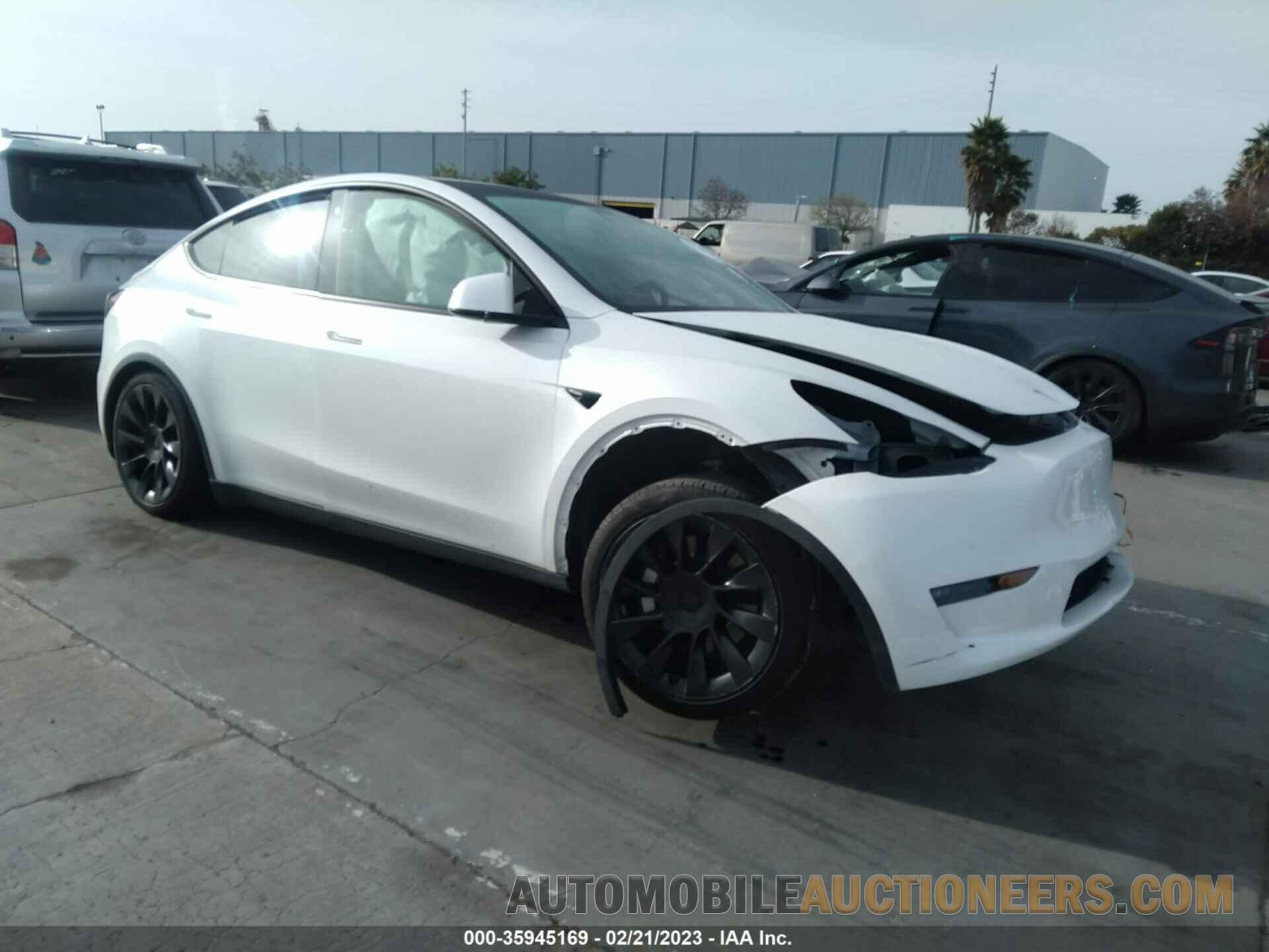 5YJYGAEE2MF188116 TESLA MODEL Y 2021