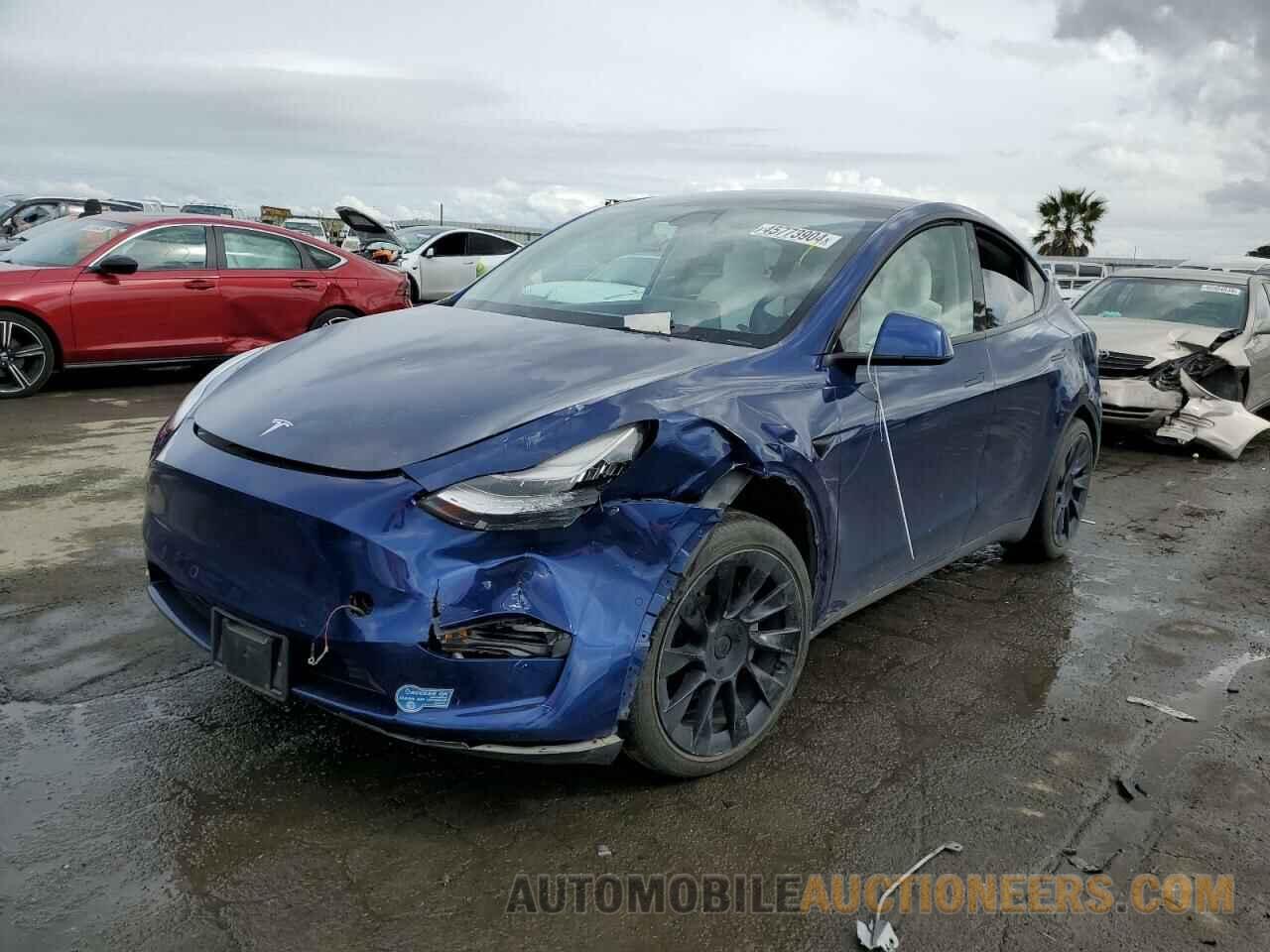 5YJYGDED5MF132664 TESLA MODEL Y 2021