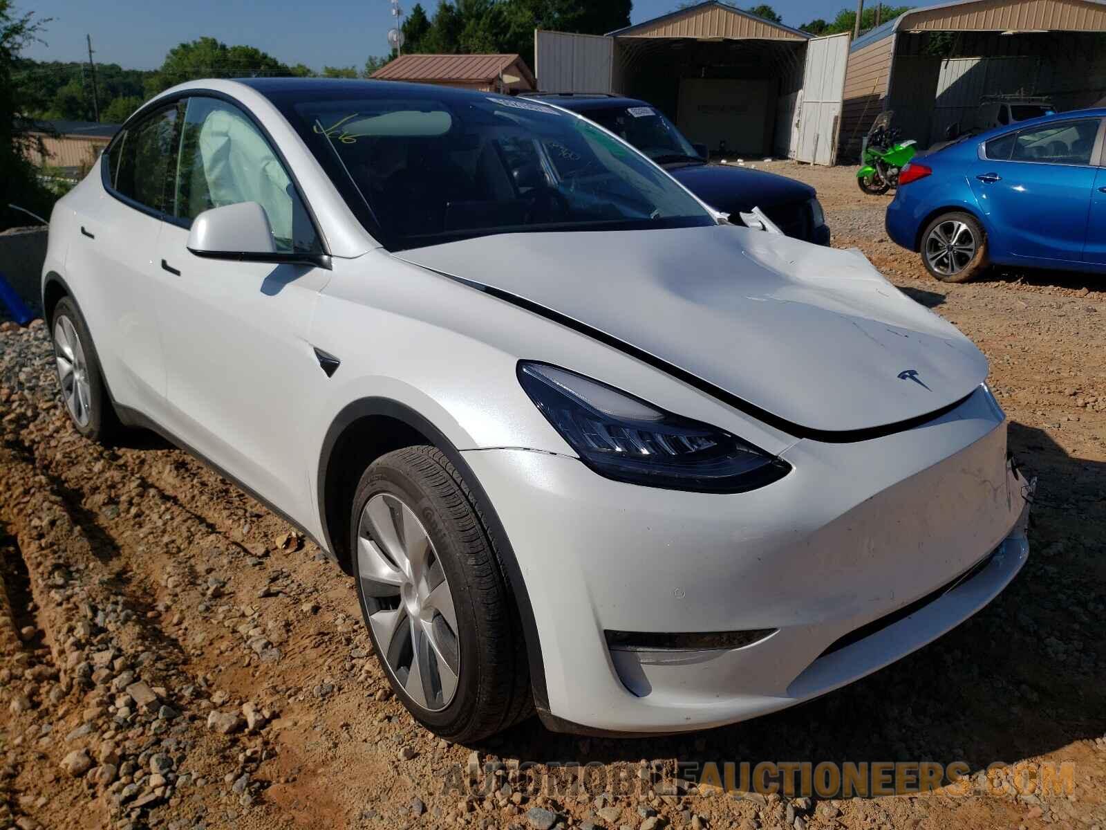 5YJYGDED6MF163258 TESLA MODEL Y 2021