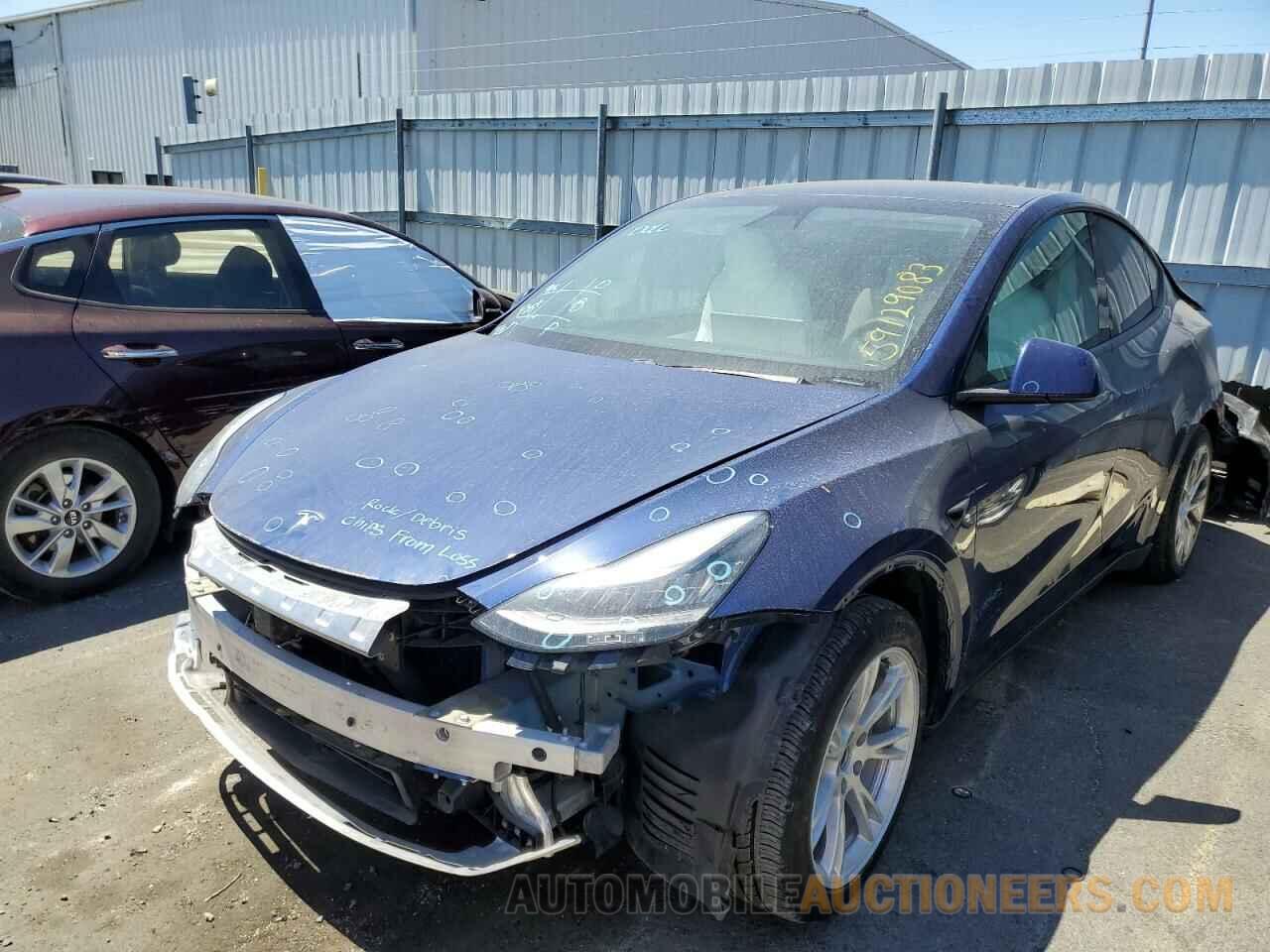 5YJYGDEE0MF075217 TESLA MODEL Y 2021