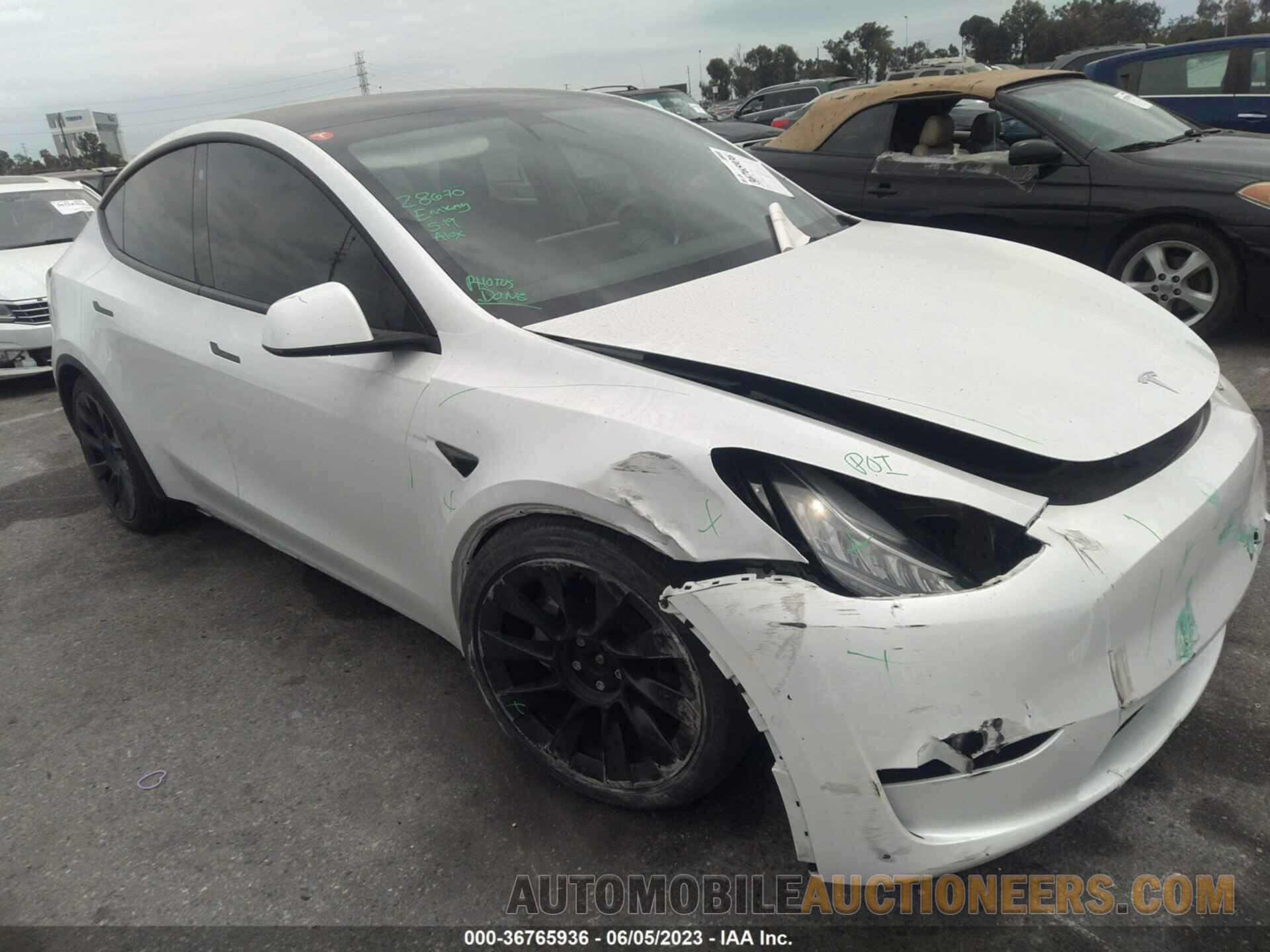 5YJYGDEE0MF161322 TESLA MODEL Y 2021