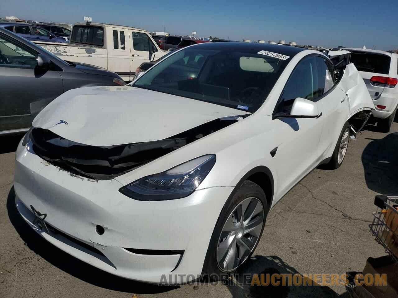 5YJYGDEE0MF222992 TESLA MODEL Y 2021