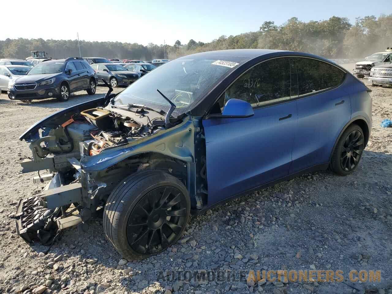 5YJYGDEE1MF123887 TESLA MODEL Y 2021