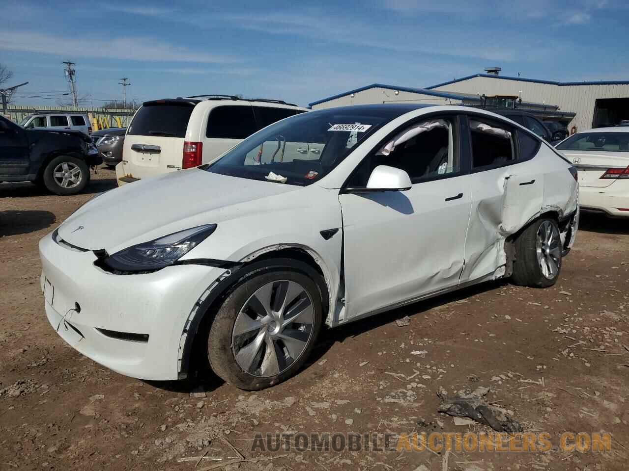 5YJYGDEE1MF190165 TESLA MODEL Y 2021