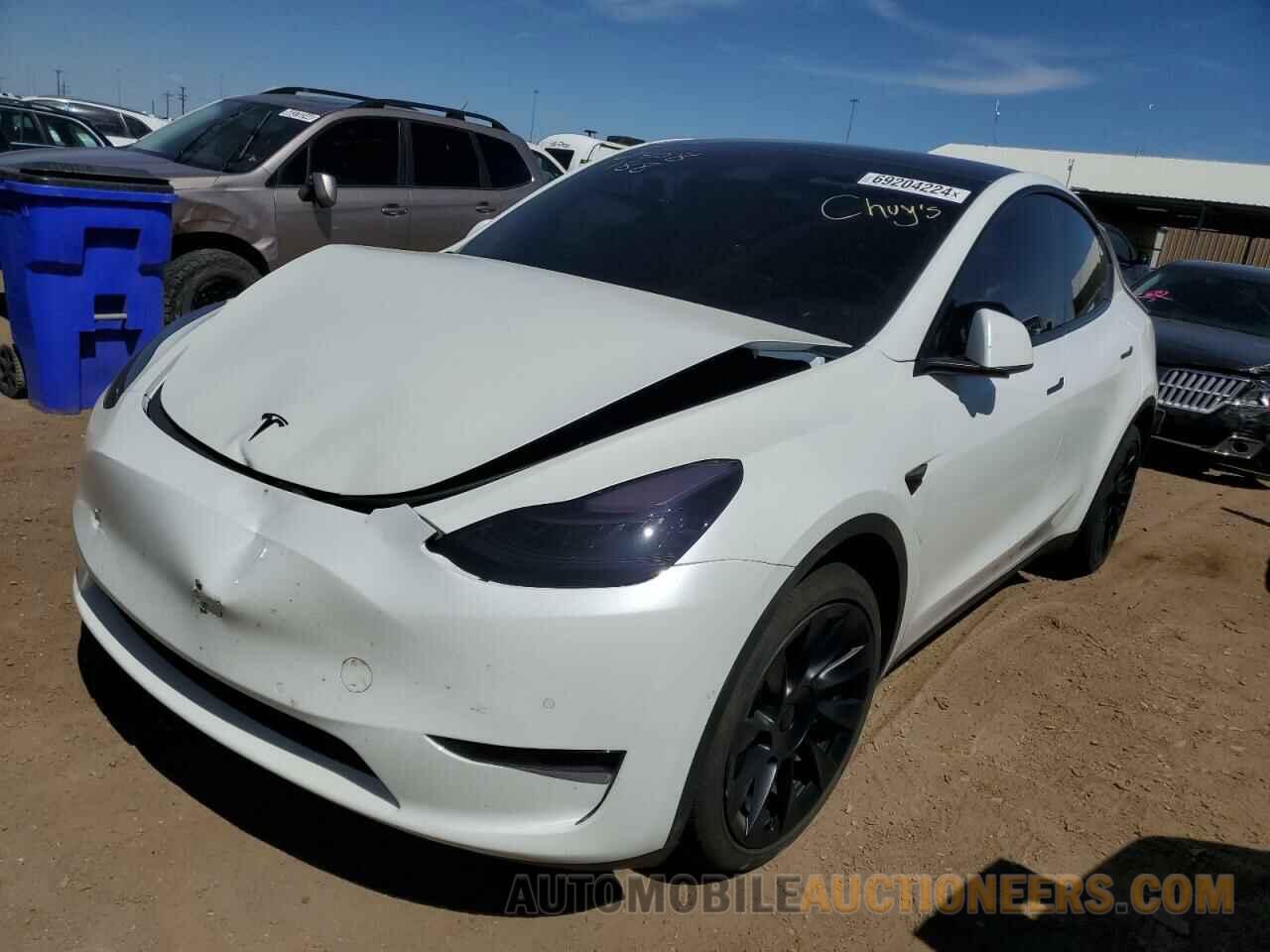 5YJYGDEE1MF265074 TESLA MODEL Y 2021