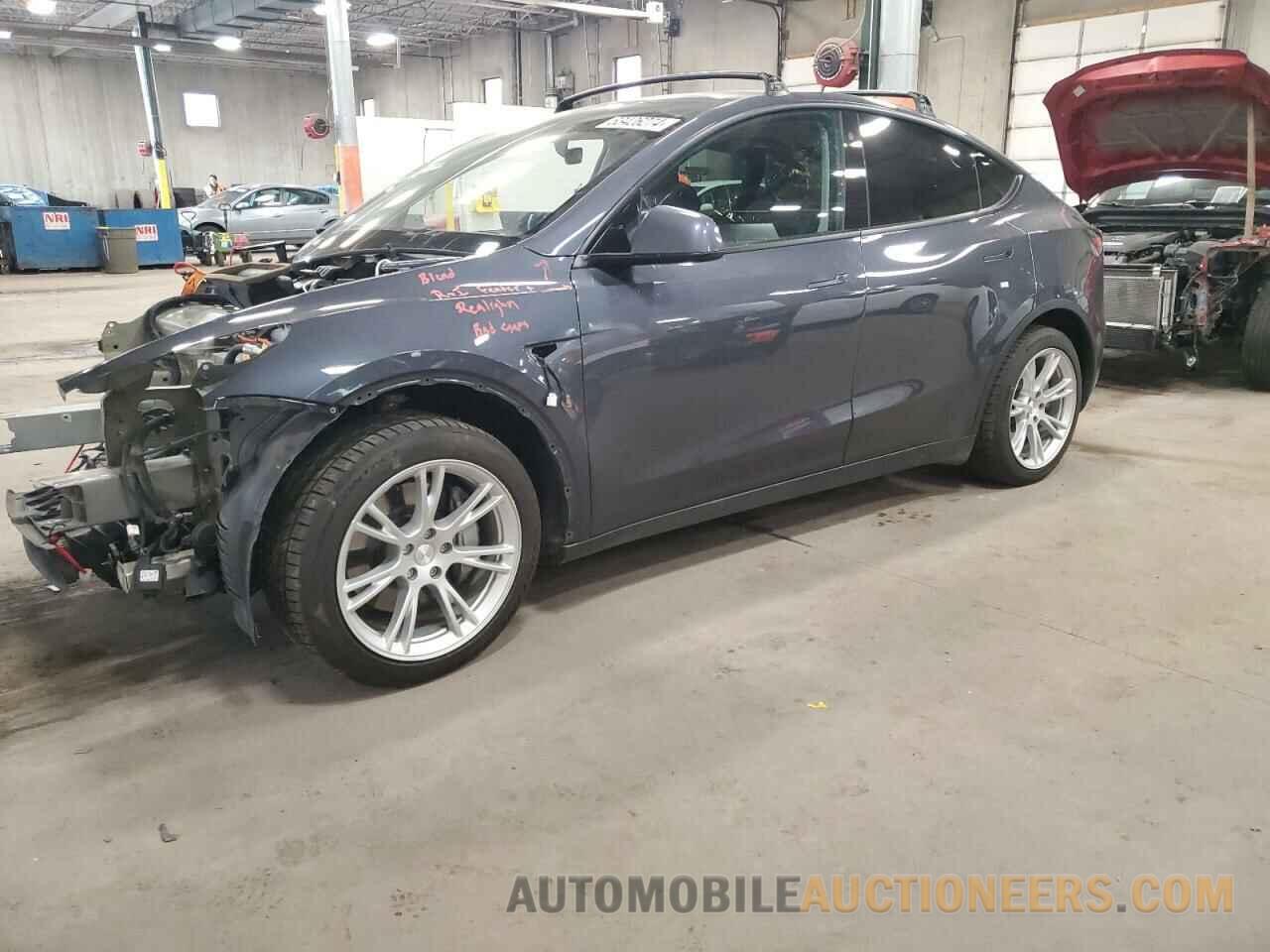 5YJYGDEE2MF081844 TESLA MODEL Y 2021