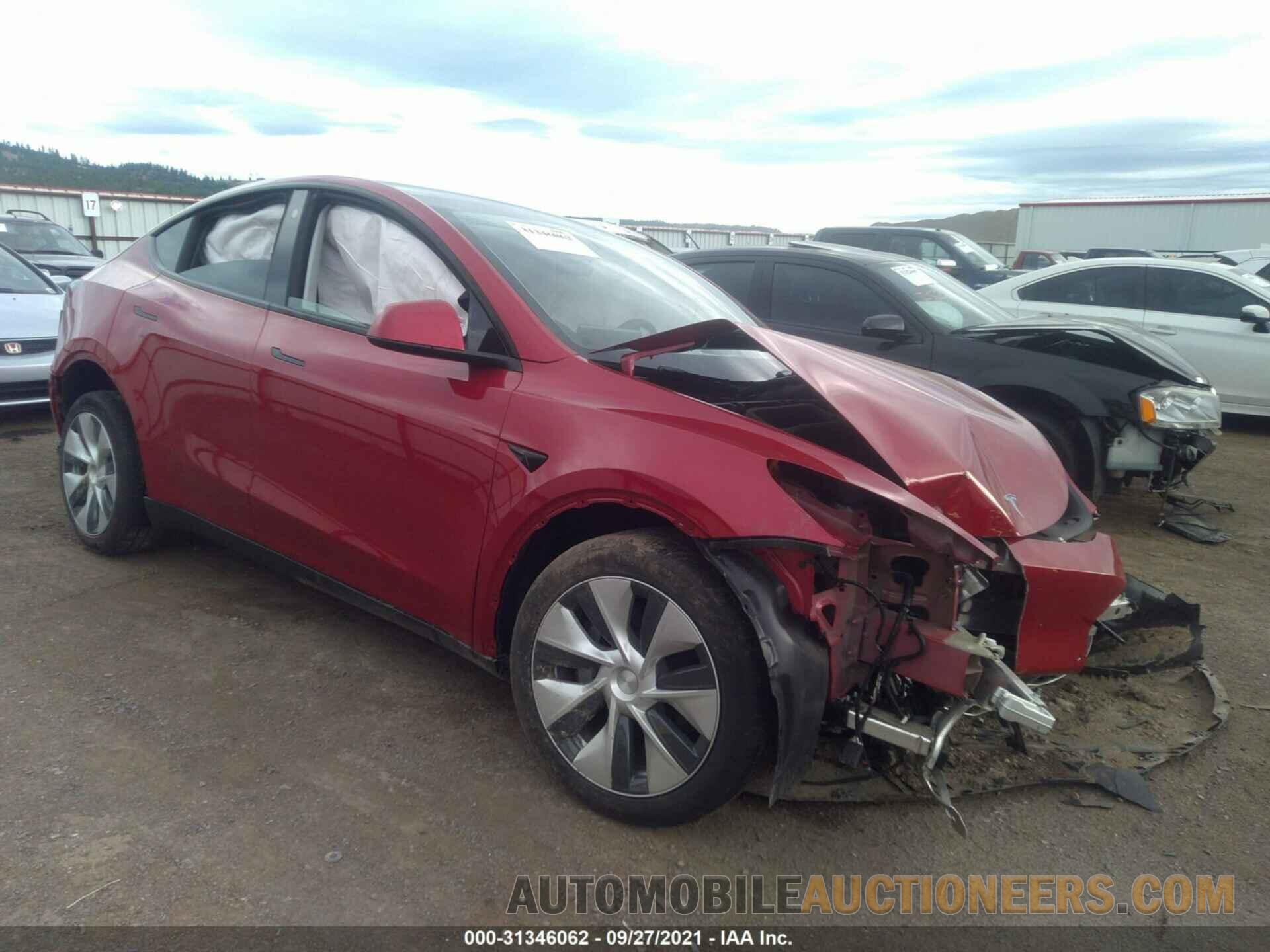 5YJYGDEE2MF124837 TESLA MODEL Y 2021