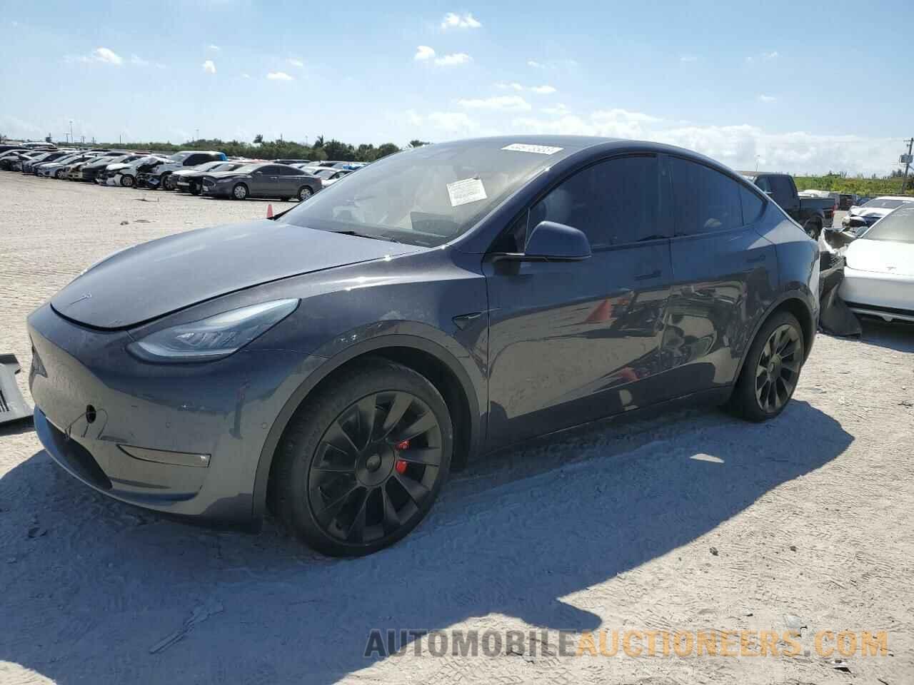 5YJYGDEE2MF125552 TESLA MODEL Y 2021