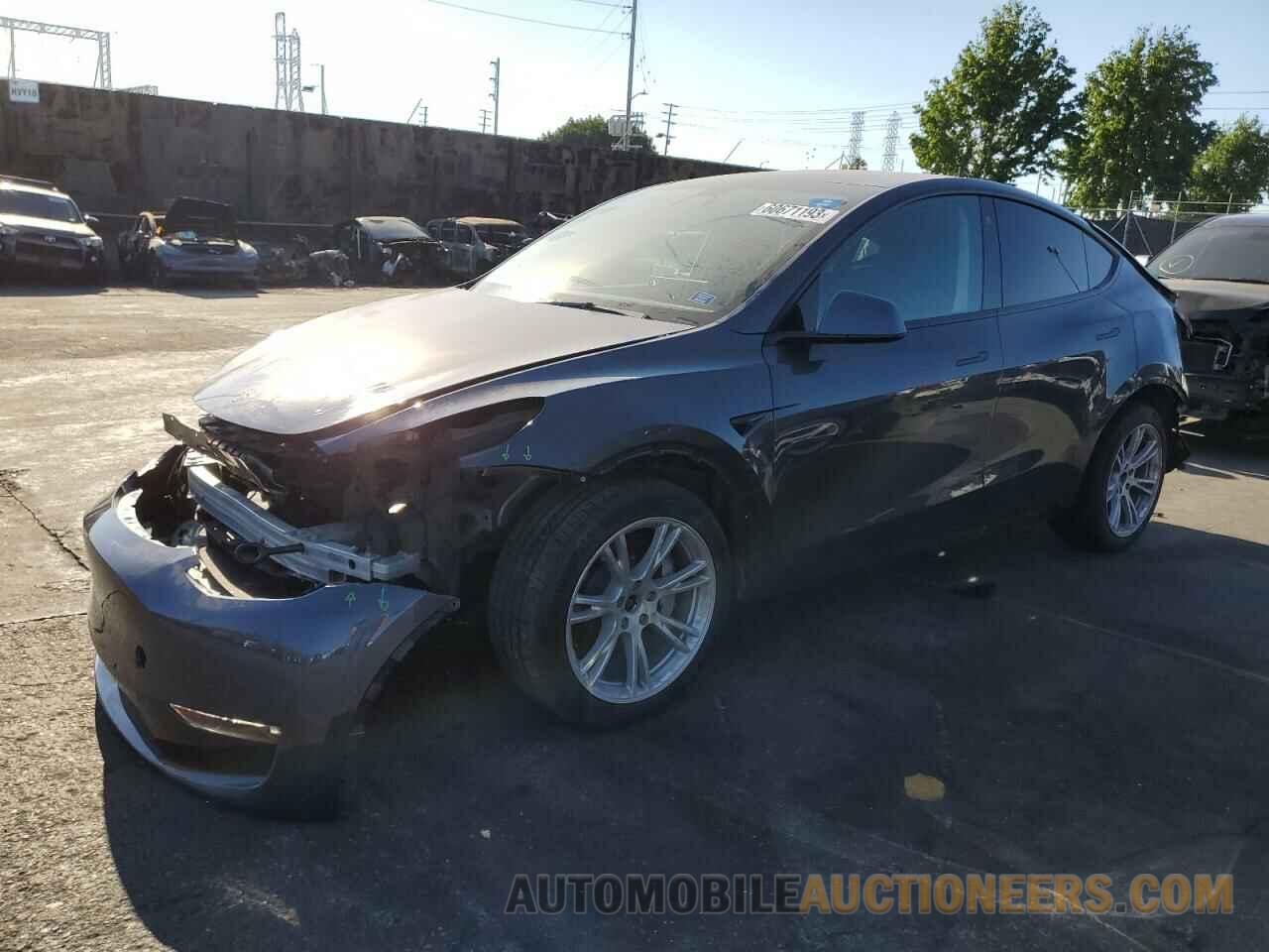 5YJYGDEE2MF145588 TESLA MODEL Y 2021