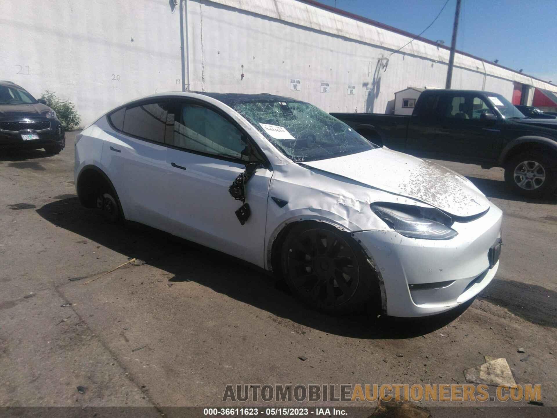 5YJYGDEE2MF181247 TESLA MODEL Y 2021