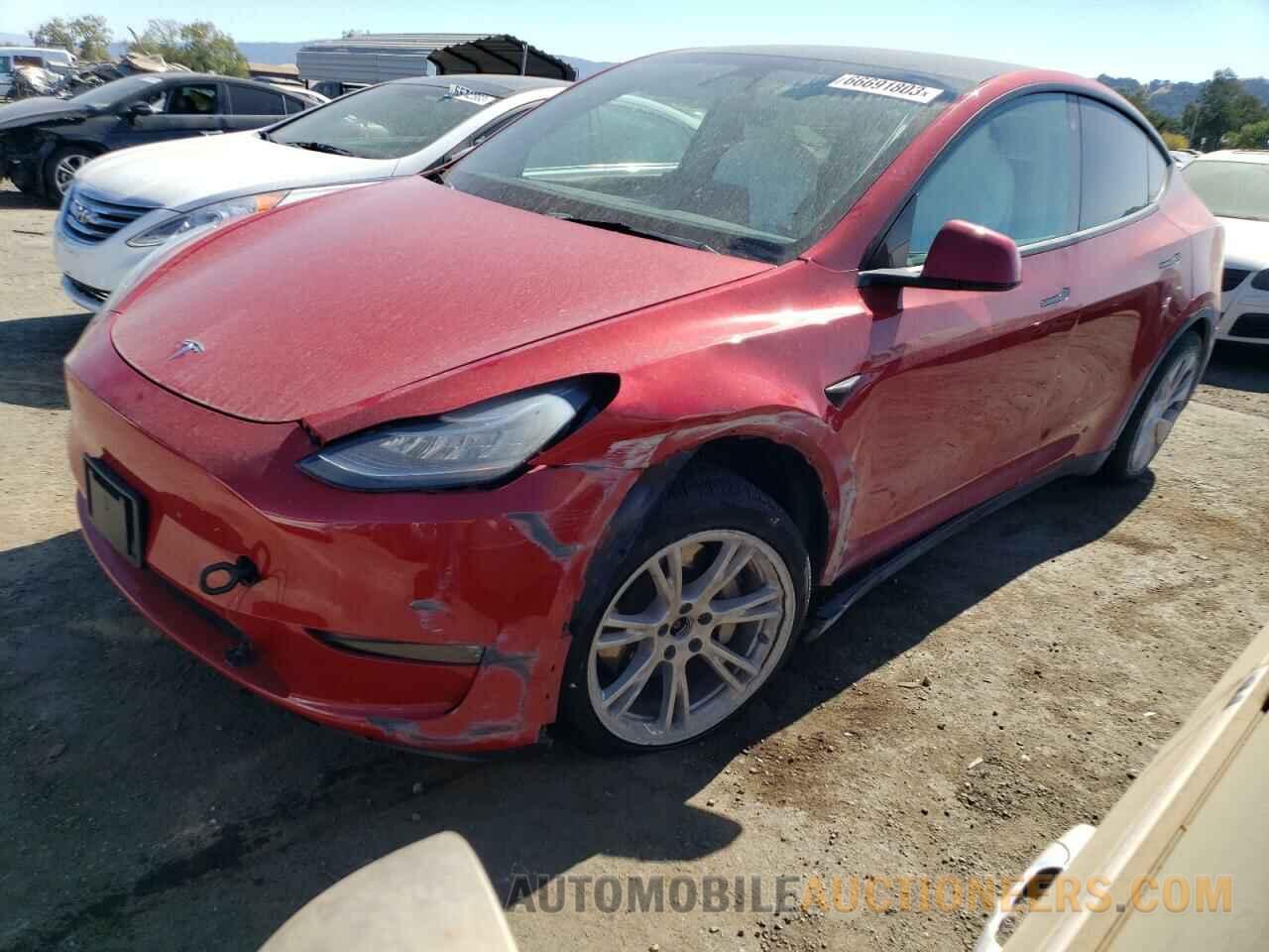 5YJYGDEE2MF201643 TESLA MODEL Y 2021