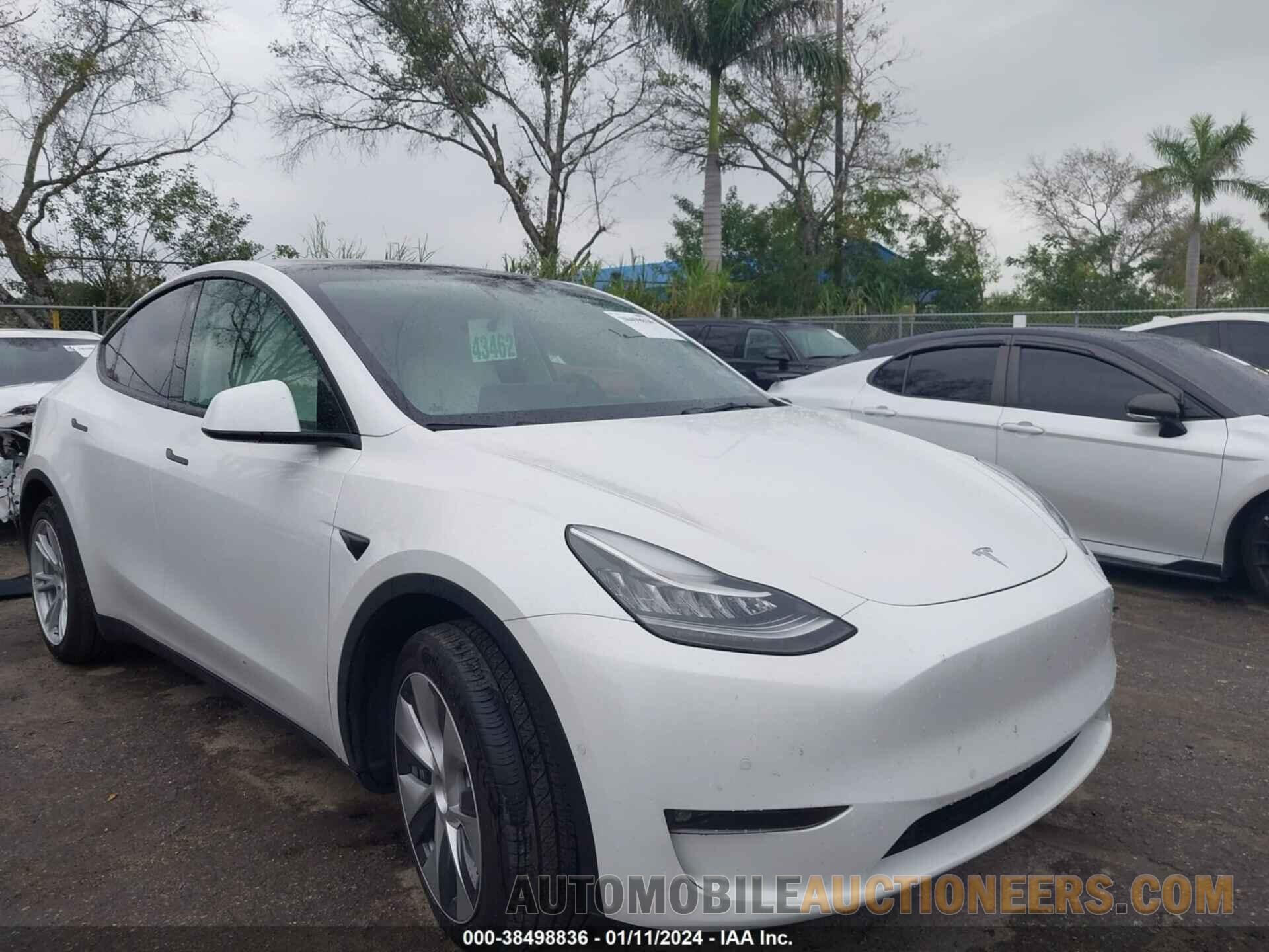 5YJYGDEE2MF202744 TESLA MODEL Y 2021