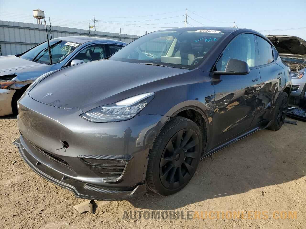 5YJYGDEE2MF278741 TESLA MODEL Y 2021