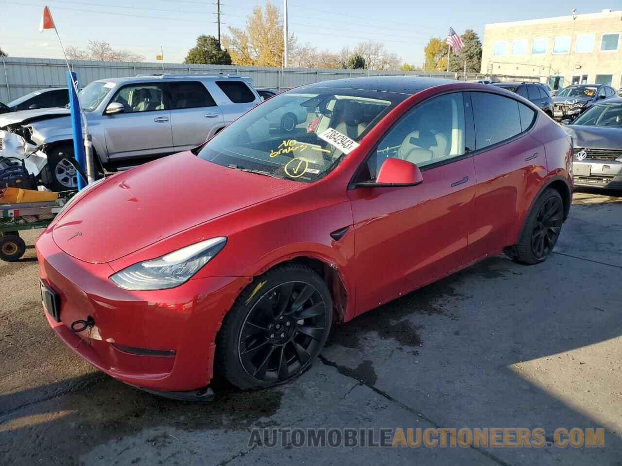 5YJYGDEE3MF071260 TESLA MODEL Y 2021