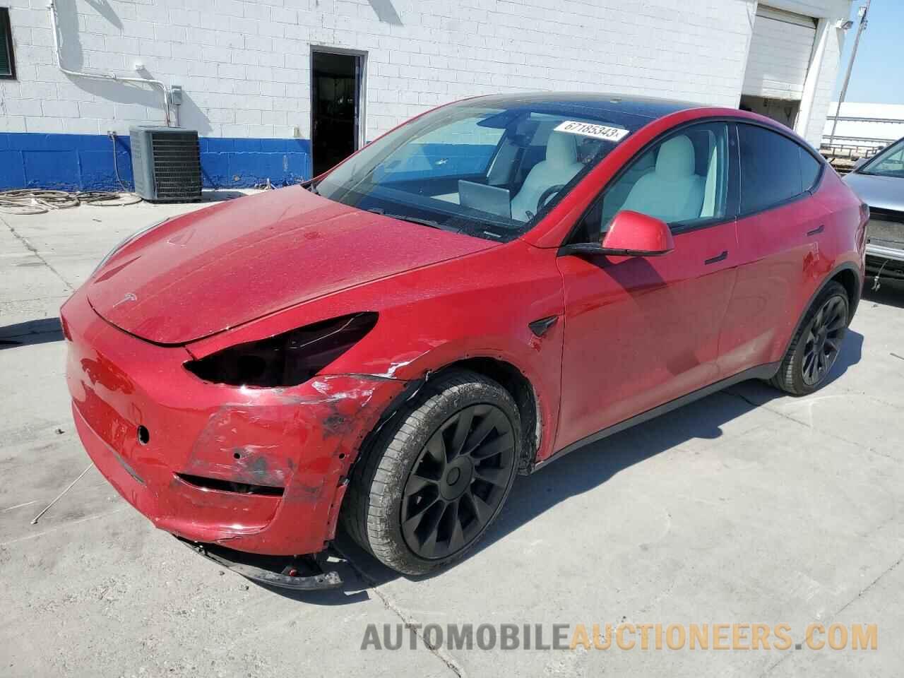 5YJYGDEE3MF078080 TESLA MODEL Y 2021