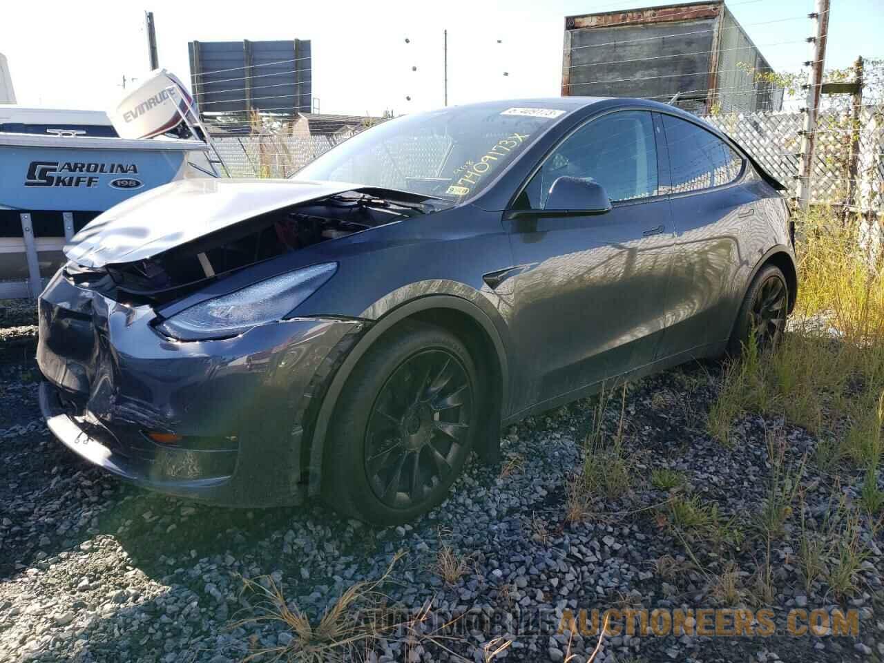 5YJYGDEE3MF143817 TESLA MODEL Y 2021