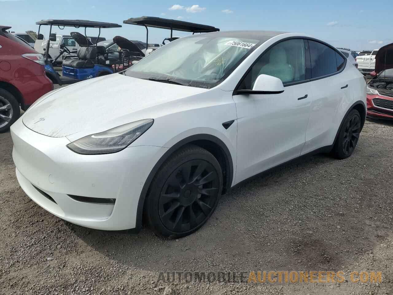 5YJYGDEE3MF144207 TESLA MODEL Y 2021