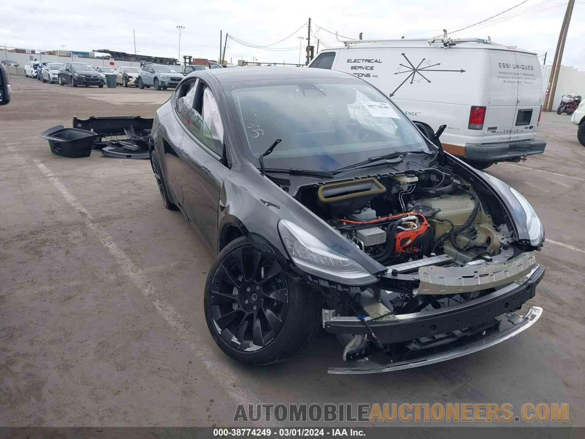 5YJYGDEE3MF152887 TESLA MODEL Y 2021