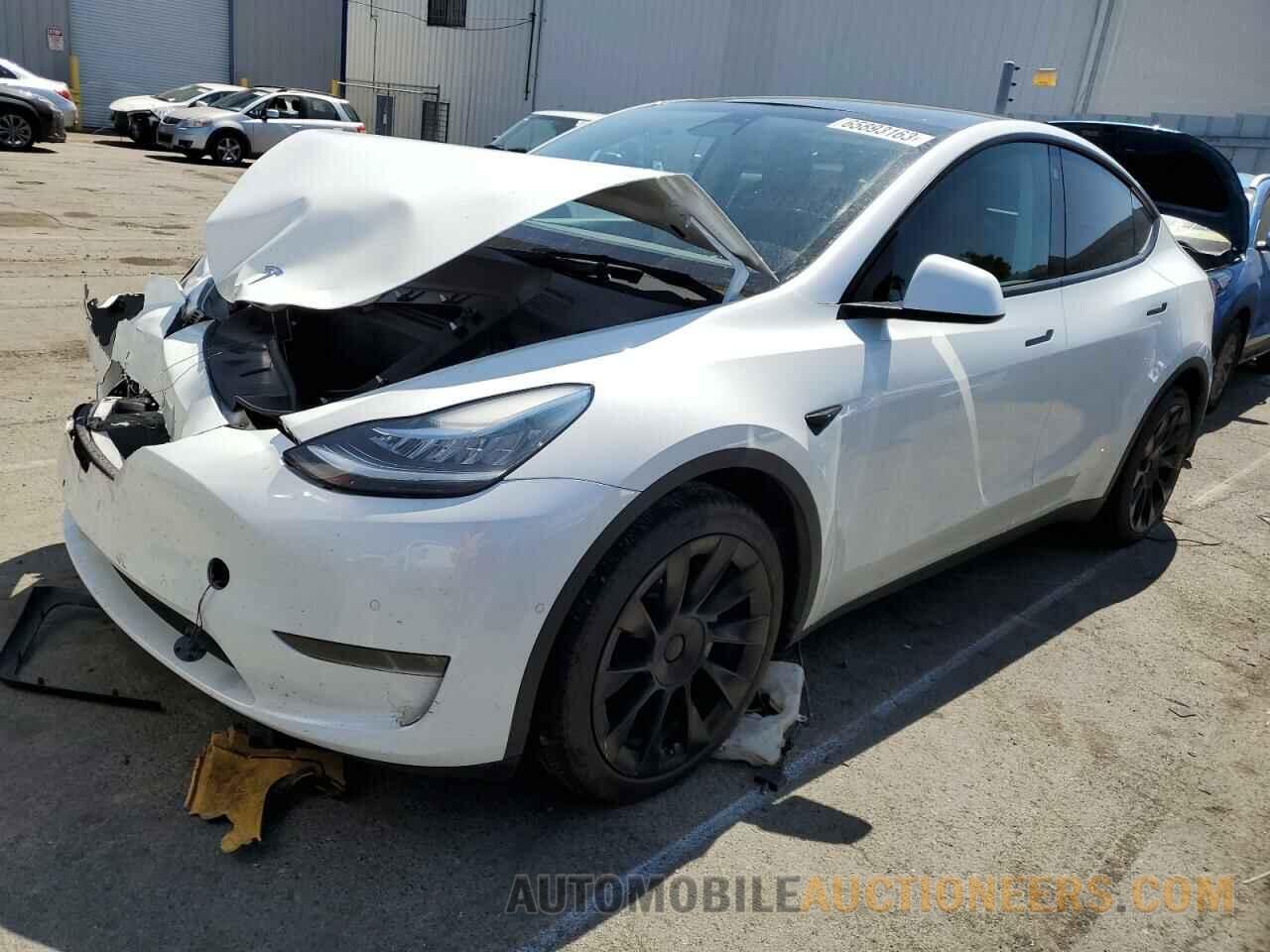 5YJYGDEE3MF208133 TESLA MODEL Y 2021