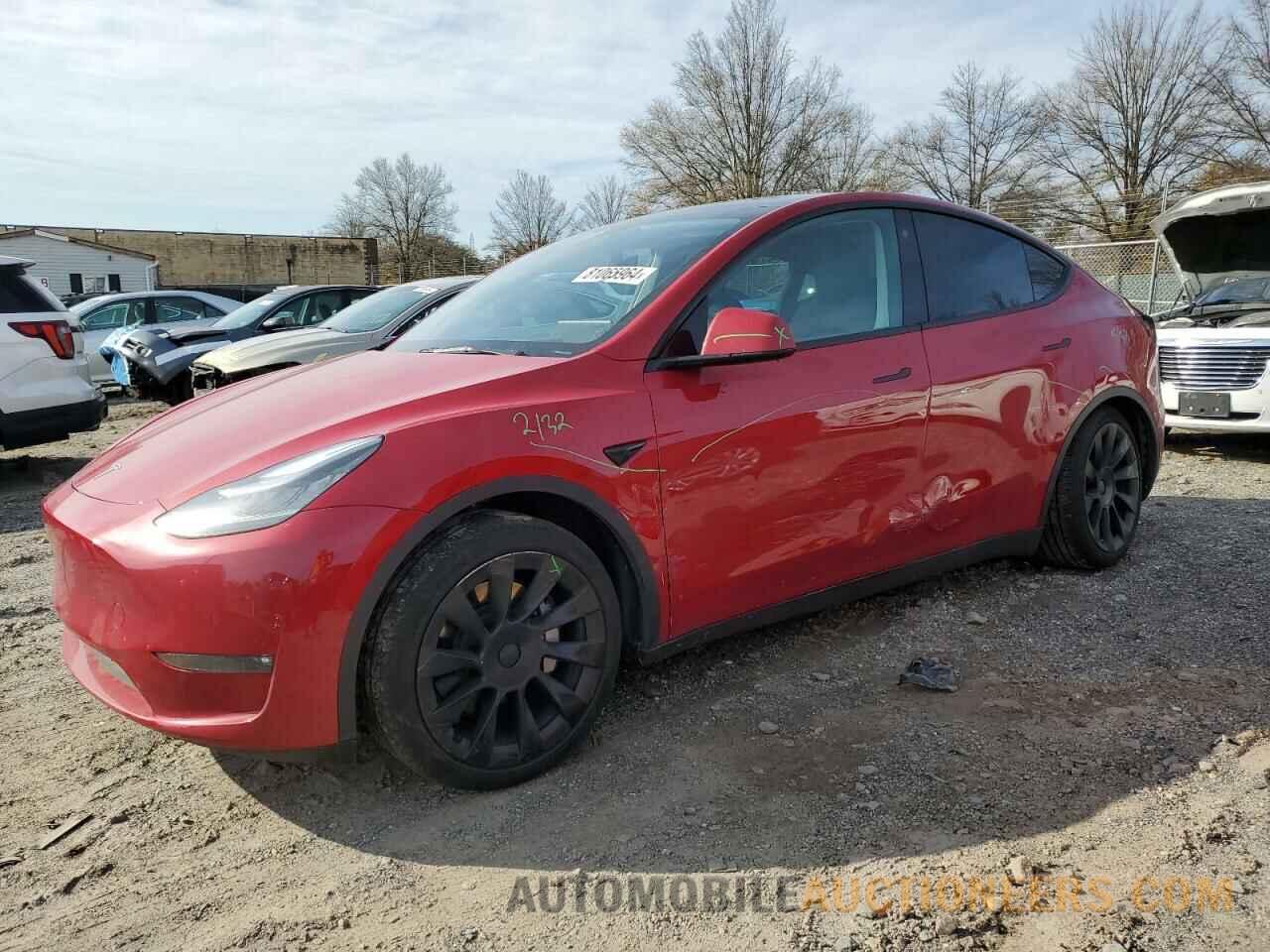 5YJYGDEE3MF278828 TESLA MODEL Y 2021