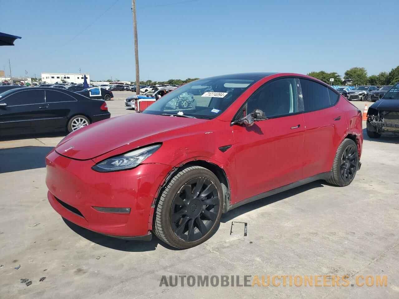 5YJYGDEE3MF297590 TESLA MODEL Y 2021