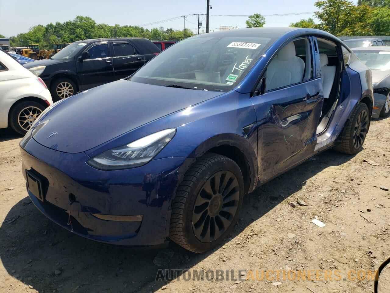 5YJYGDEE3MF300911 TESLA MODEL Y 2021