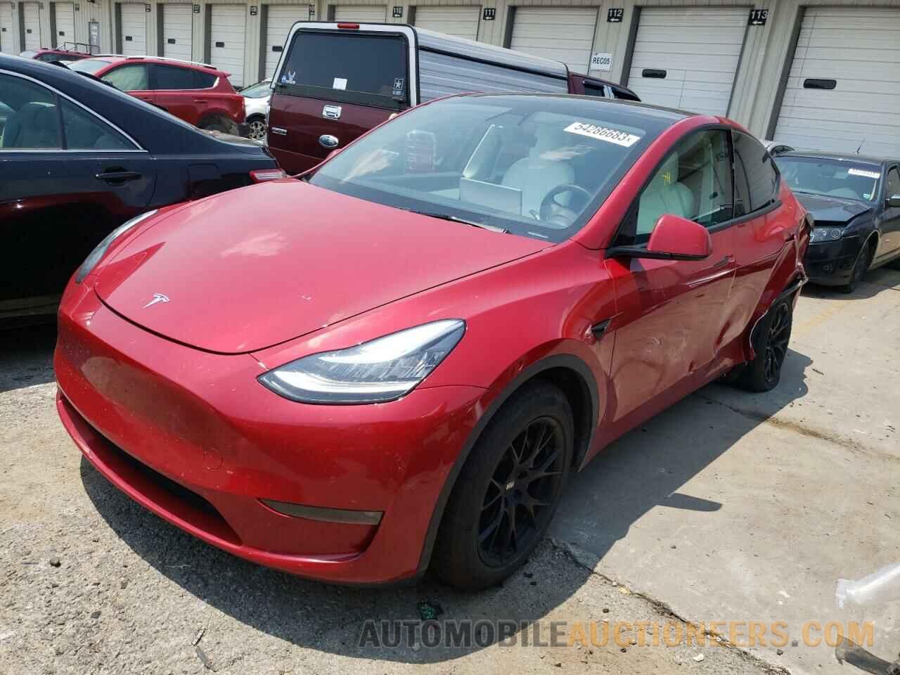 5YJYGDEE3MF303632 TESLA MODEL Y 2021