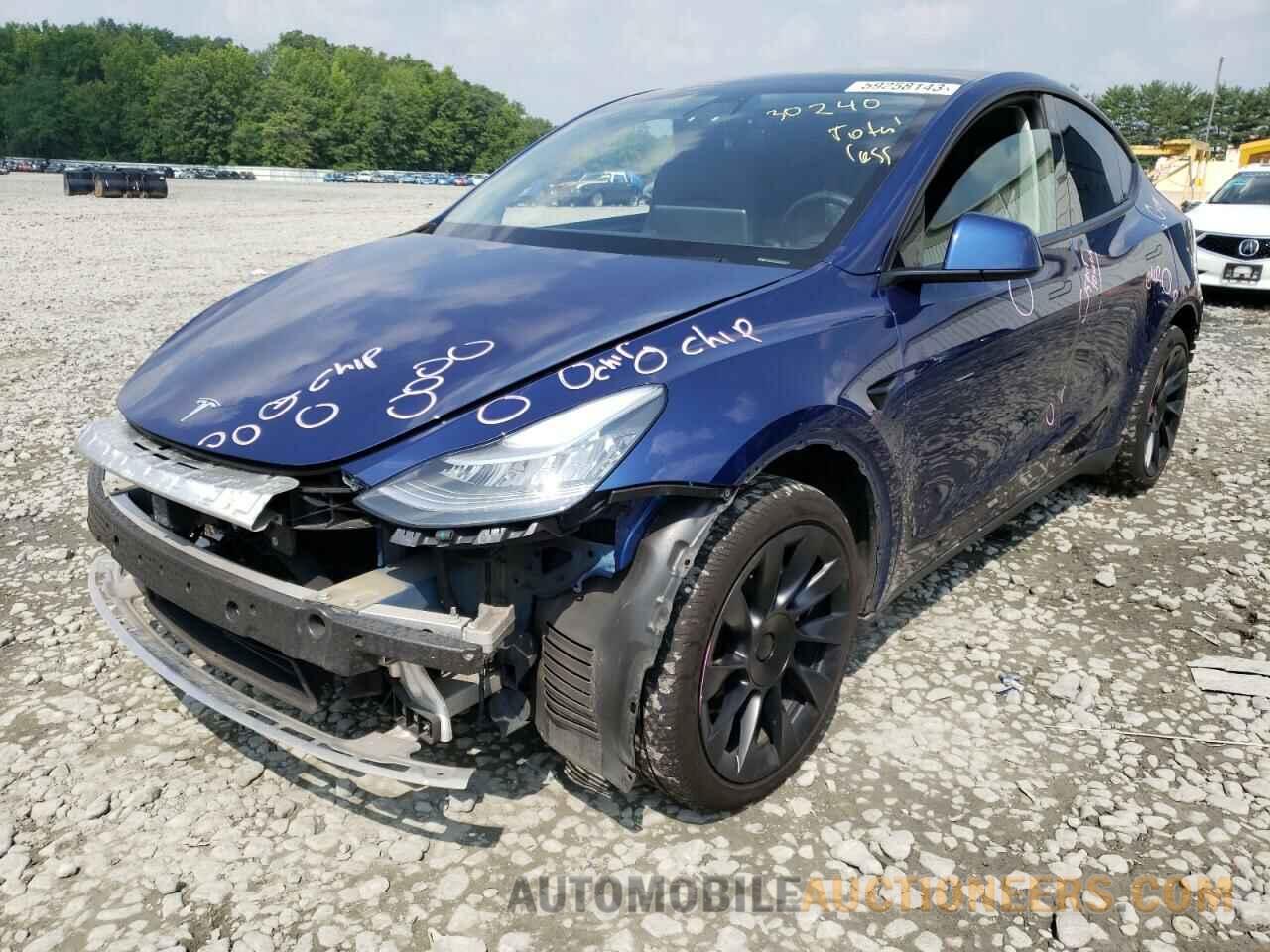 5YJYGDEE4MF084891 TESLA MODEL Y 2021