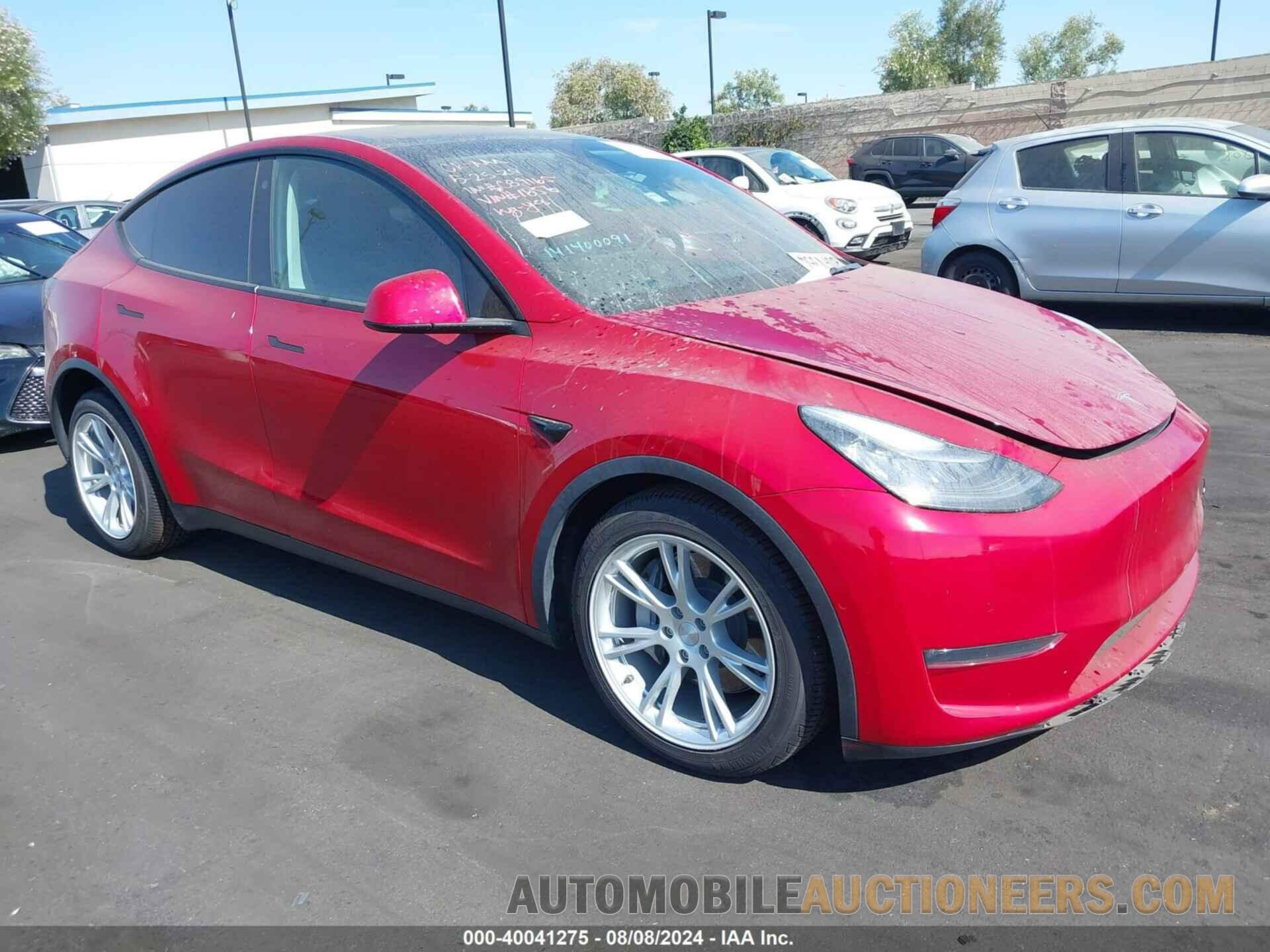 5YJYGDEE4MF091856 TESLA MODEL Y 2021