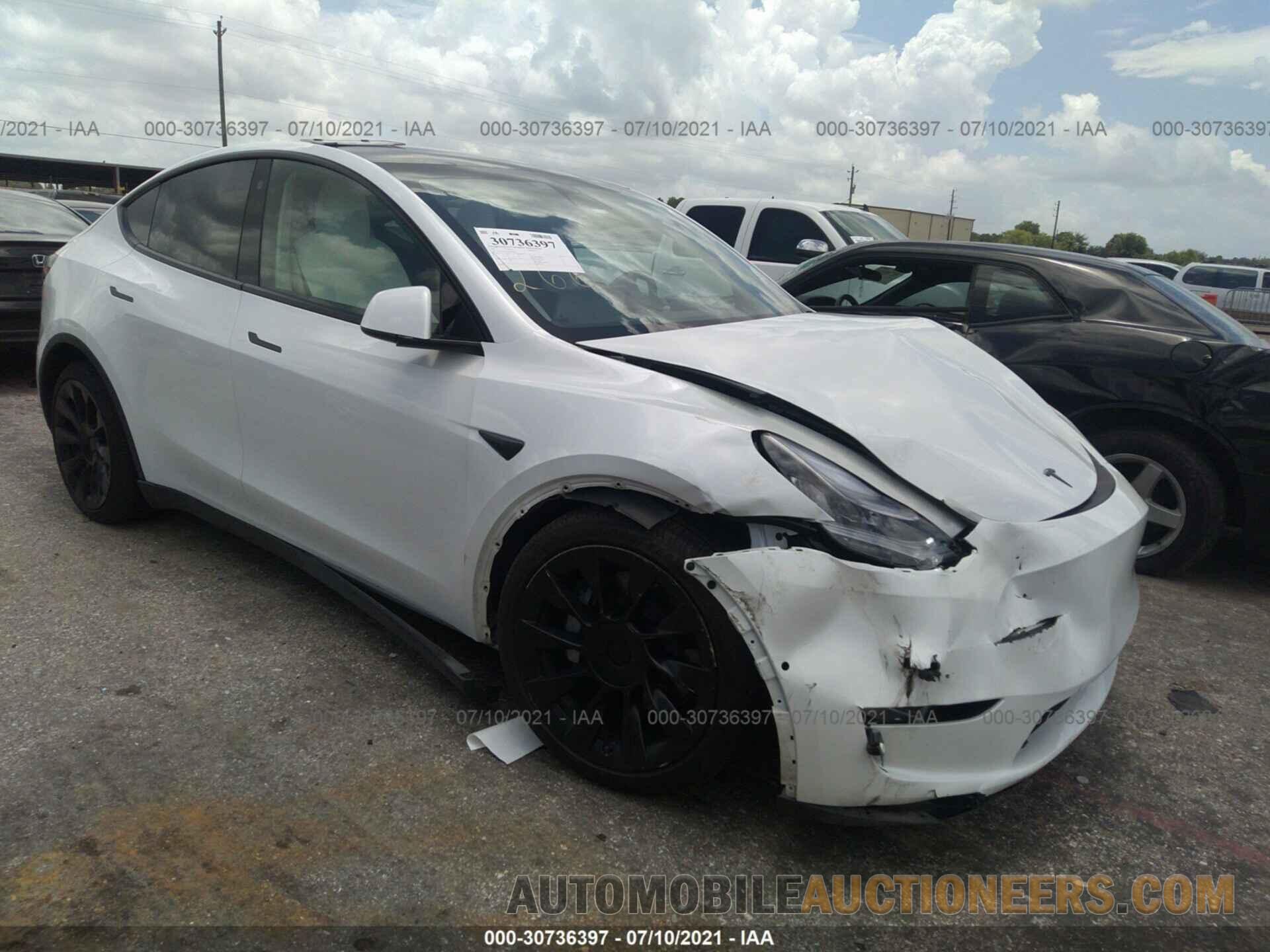 5YJYGDEE4MF108722 TESLA MODEL Y 2021