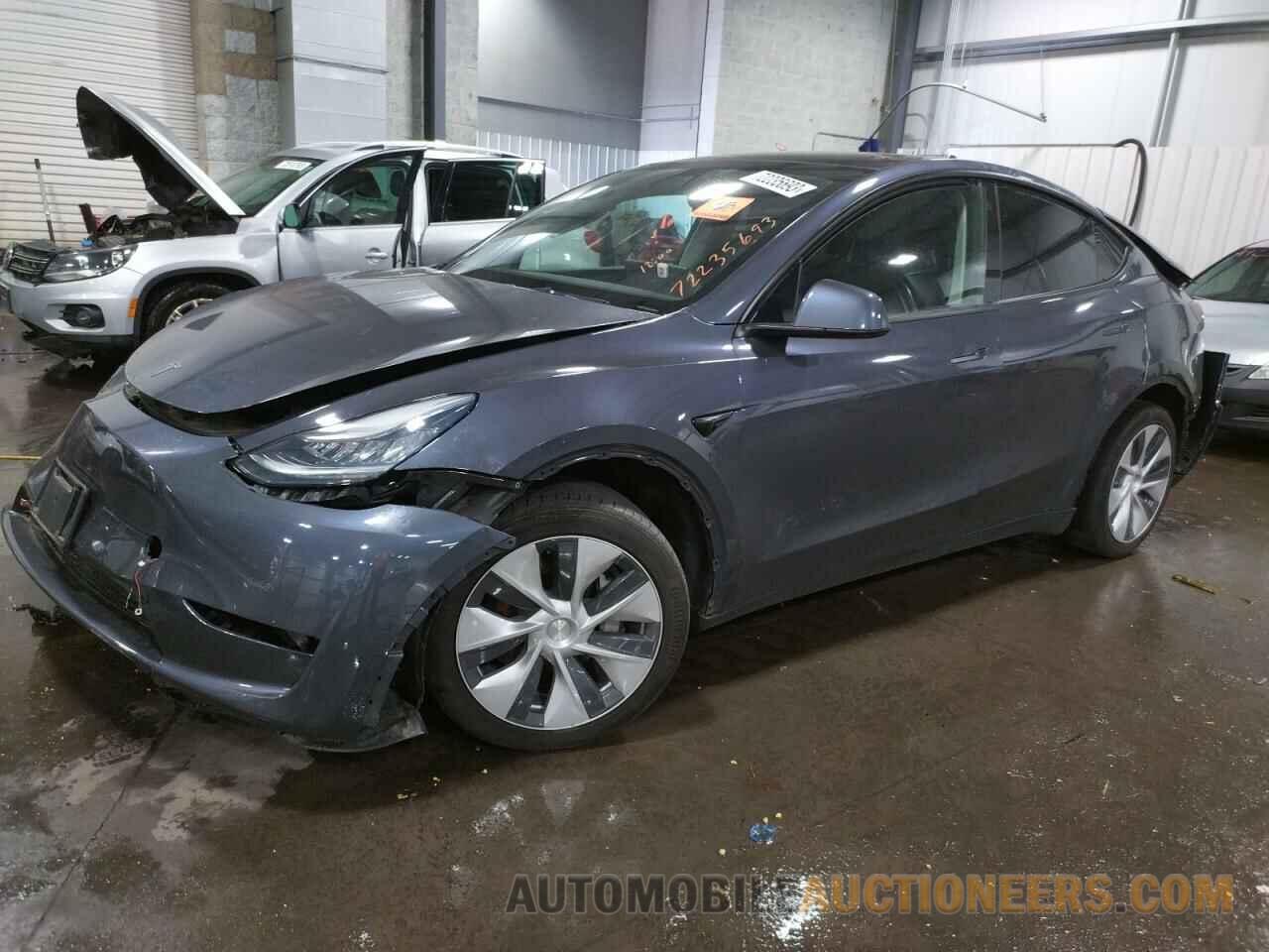 5YJYGDEE4MF145950 TESLA MODEL Y 2021