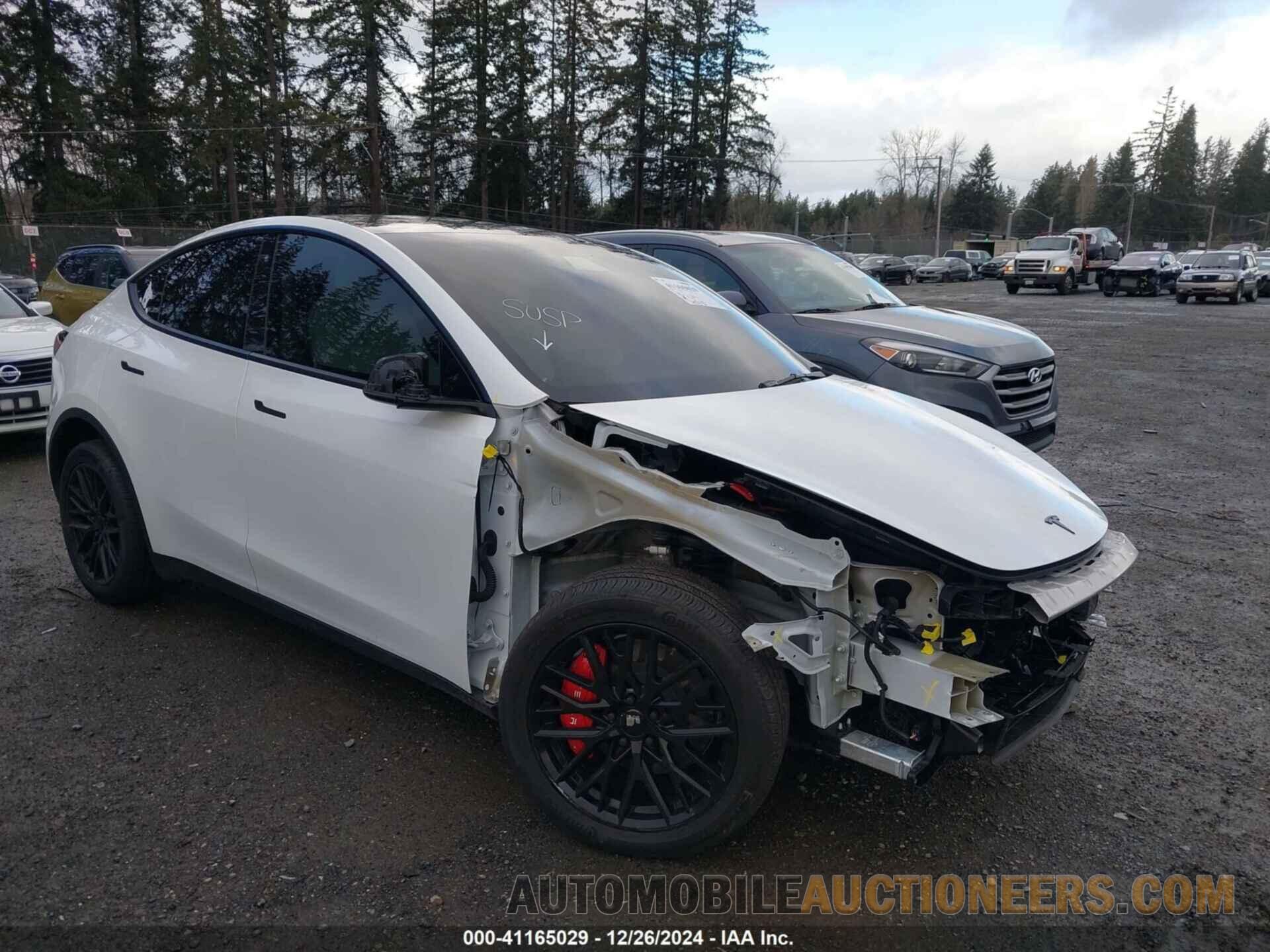 5YJYGDEE4MF173747 TESLA MODEL Y 2021