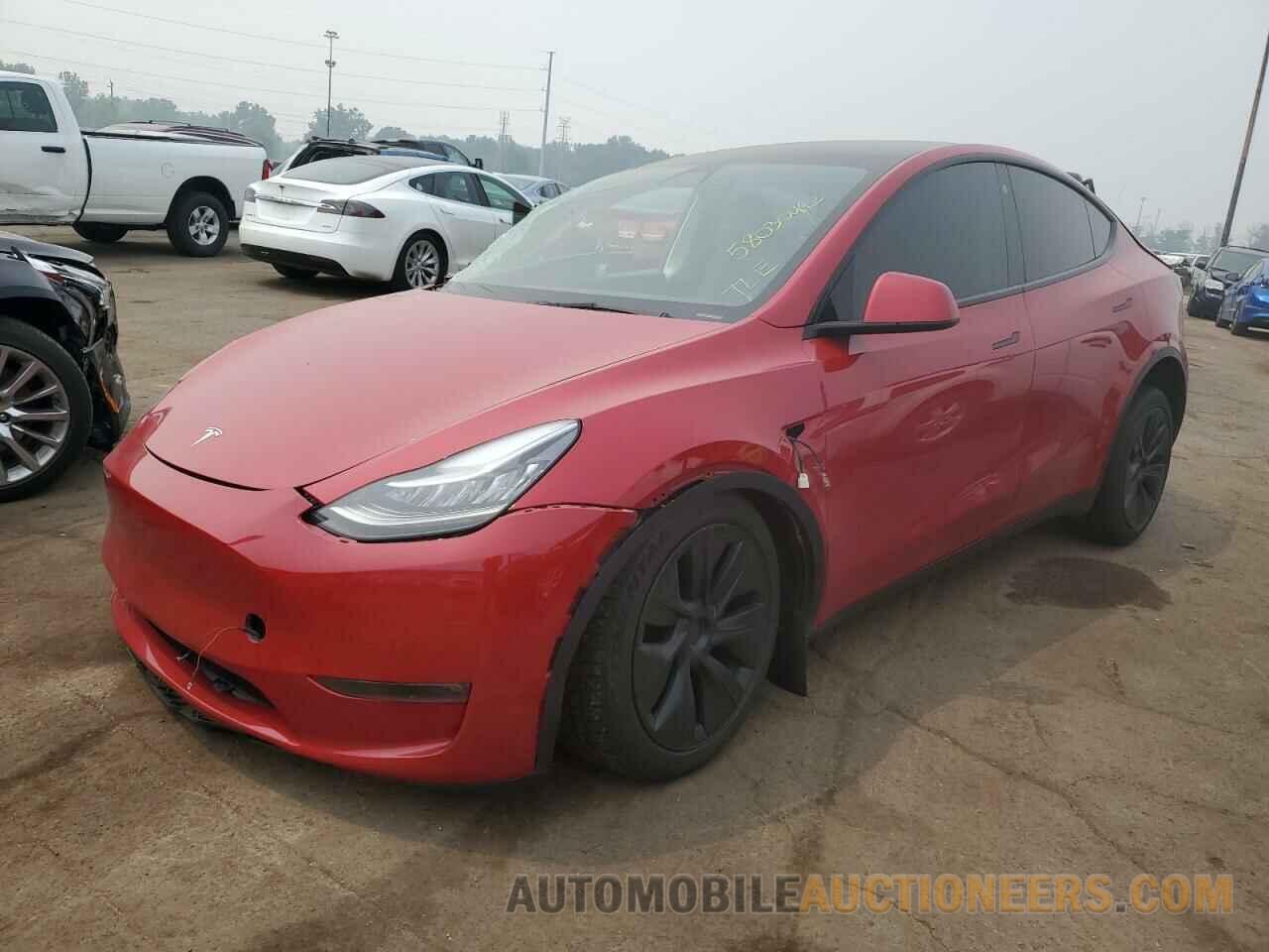 5YJYGDEE4MF180147 TESLA MODEL Y 2021