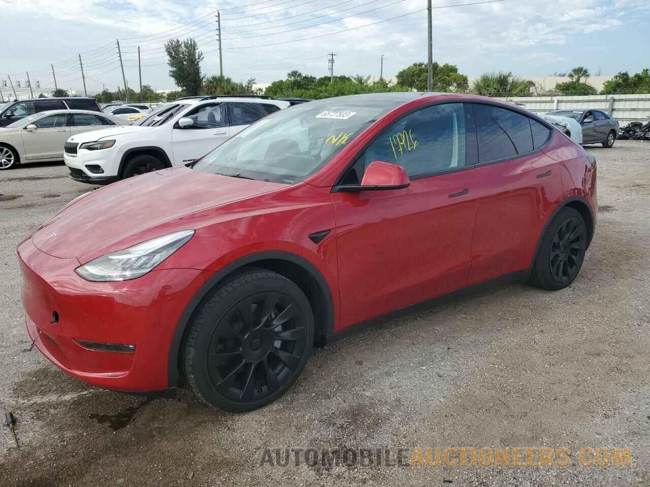 5YJYGDEE4MF280524 TESLA MODEL Y 2021