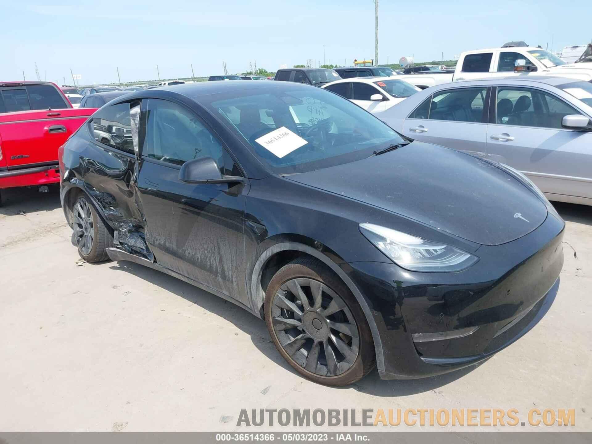 5YJYGDEE4MF302814 TESLA MODEL Y 2021