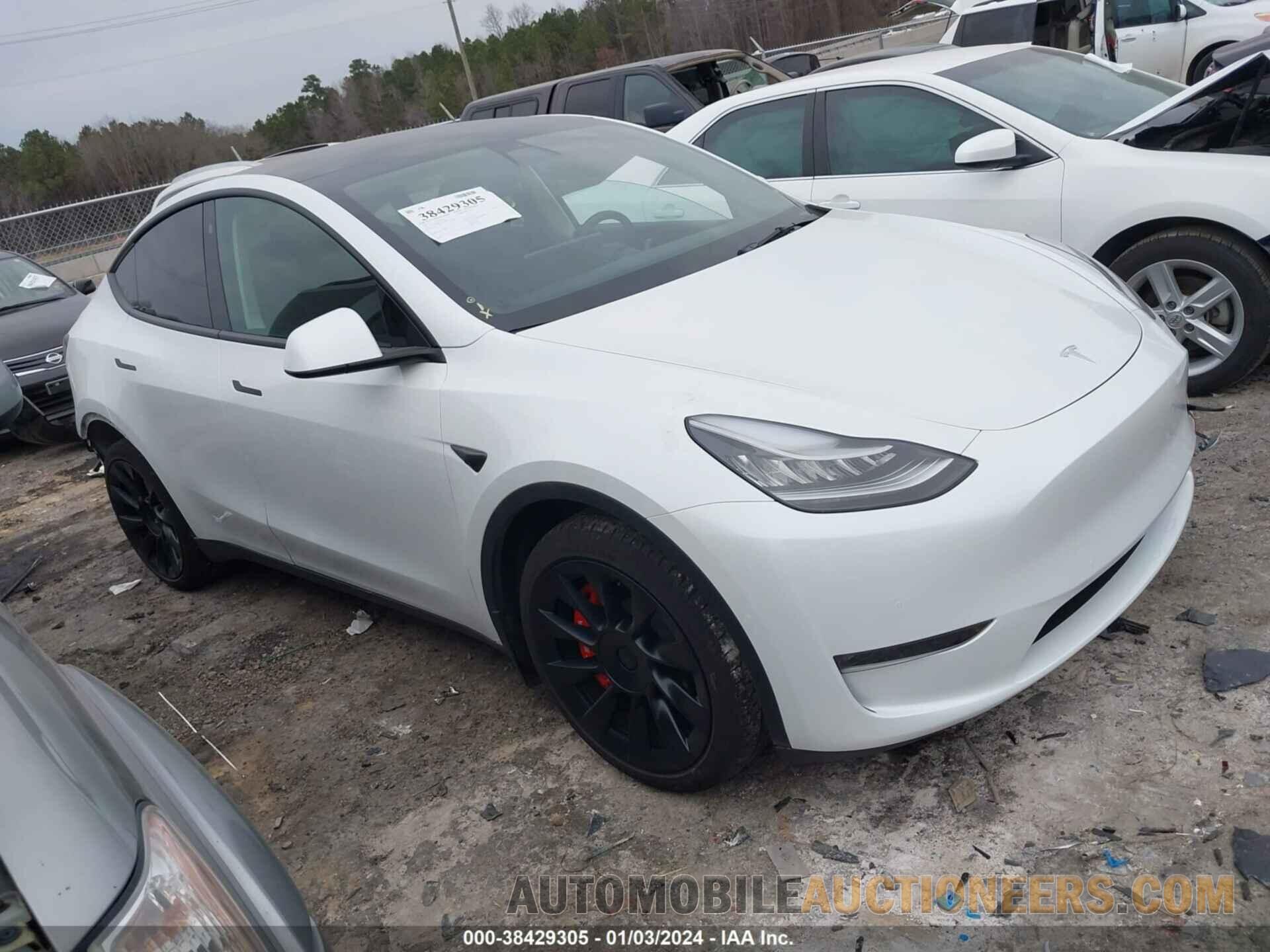 5YJYGDEE5MF100287 TESLA MODEL Y 2021