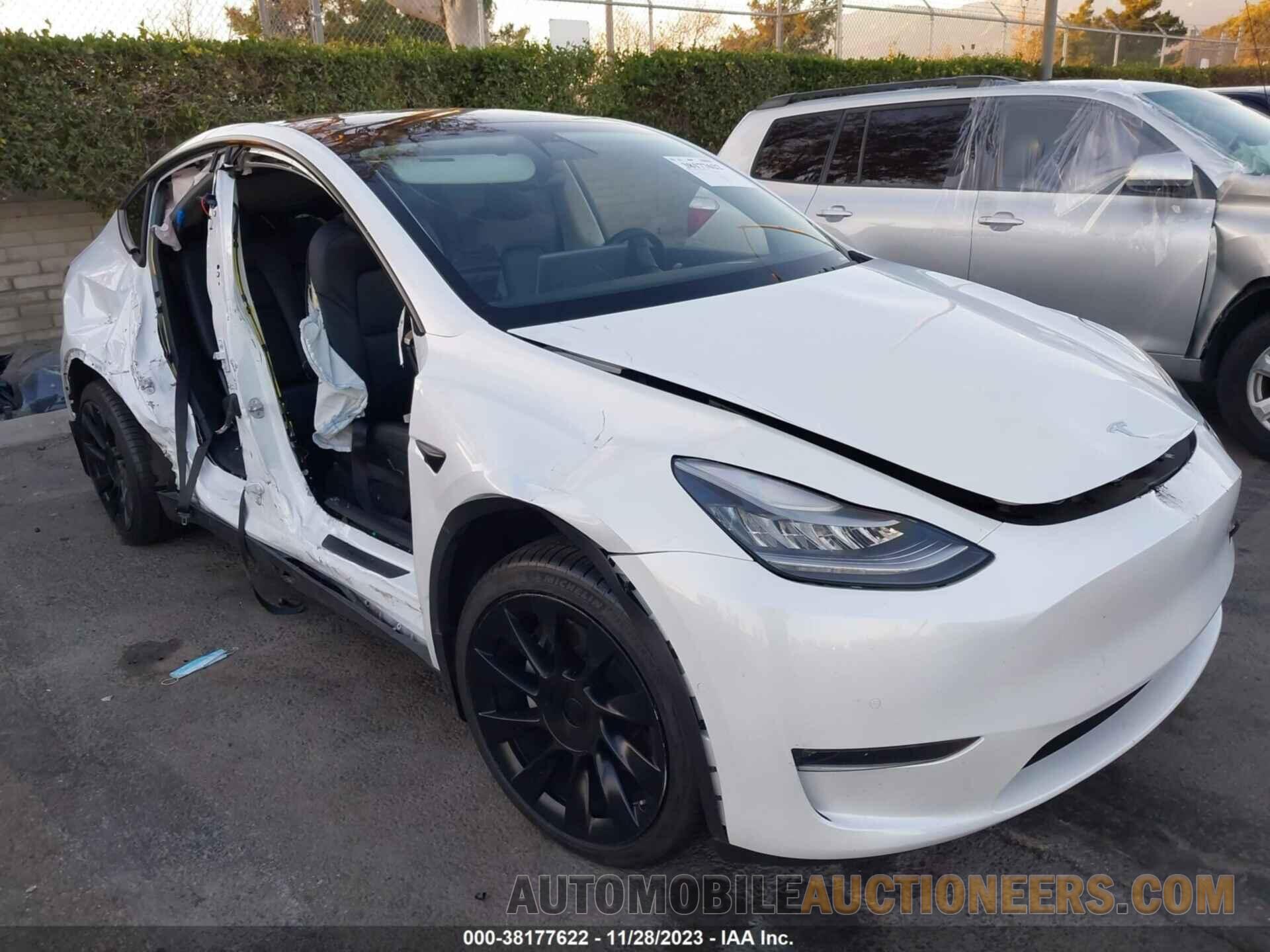 5YJYGDEE5MF102816 TESLA MODEL Y 2021