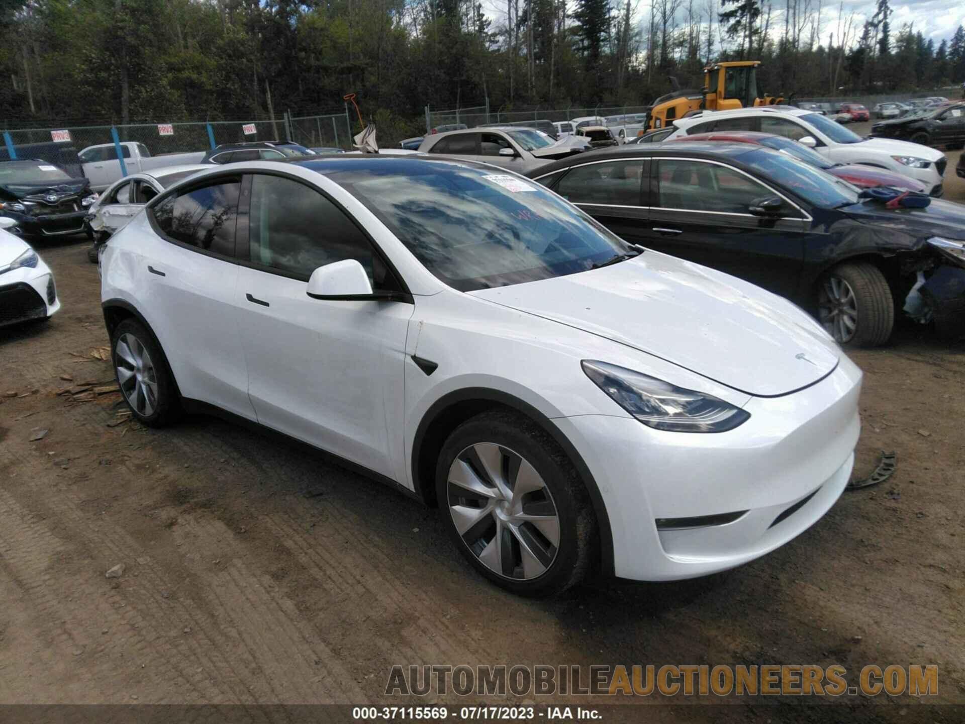 5YJYGDEE5MF153491 TESLA MODEL Y 2021