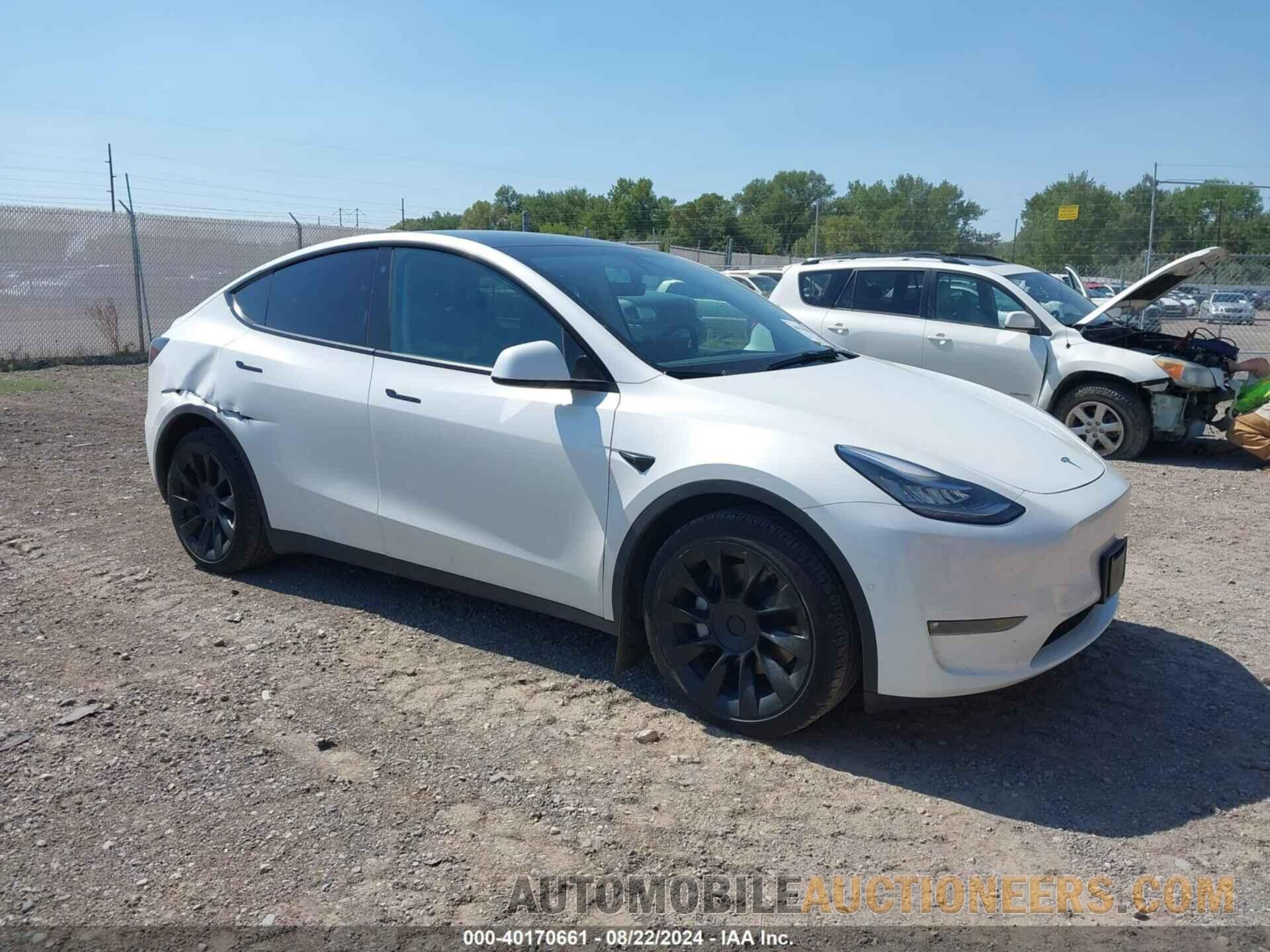 5YJYGDEE5MF209302 TESLA MODEL Y 2021