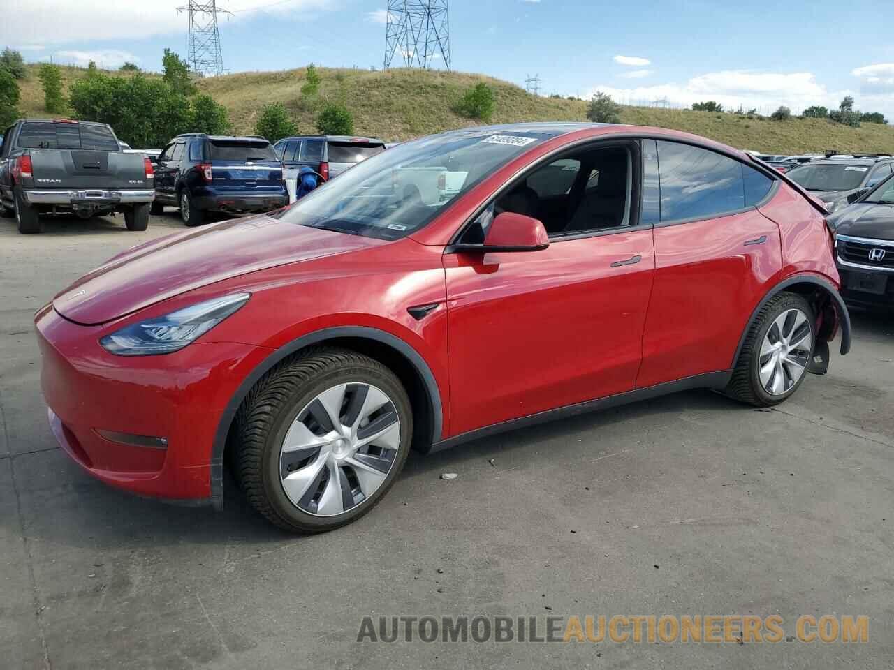 5YJYGDEE5MF287420 TESLA MODEL Y 2021