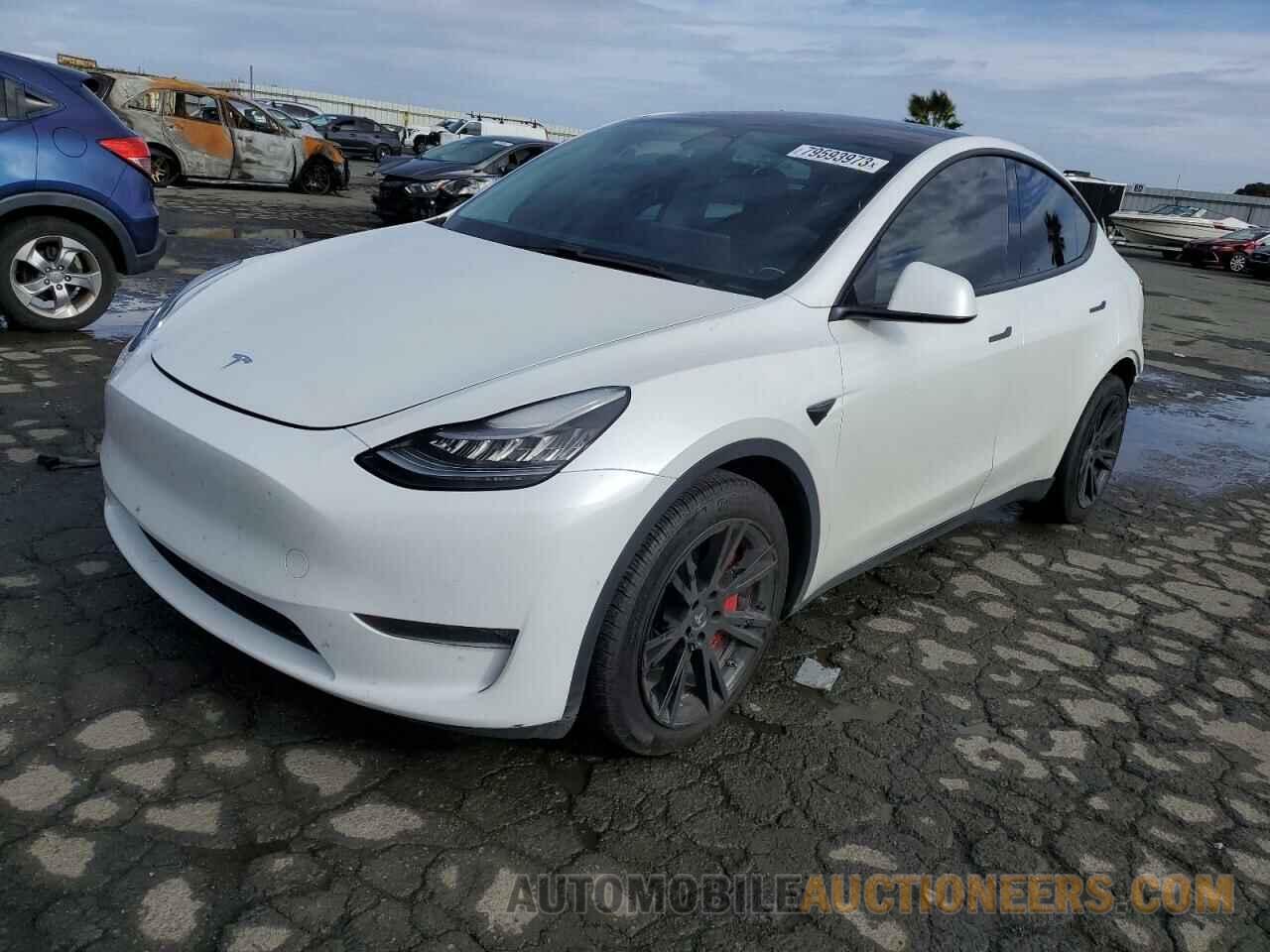 5YJYGDEE7MF074422 TESLA MODEL Y 2021