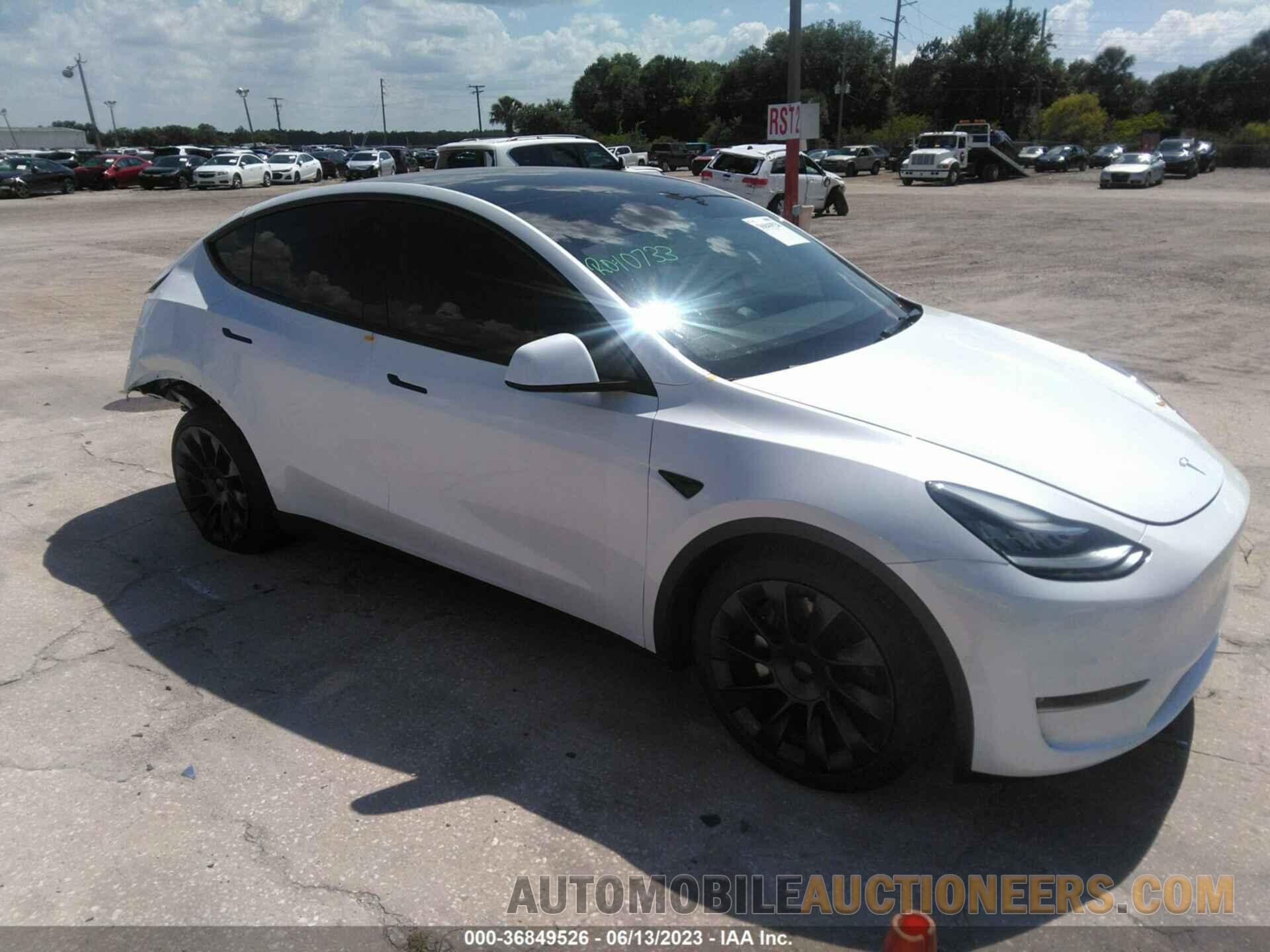 5YJYGDEE7MF087011 TESLA MODEL Y 2021